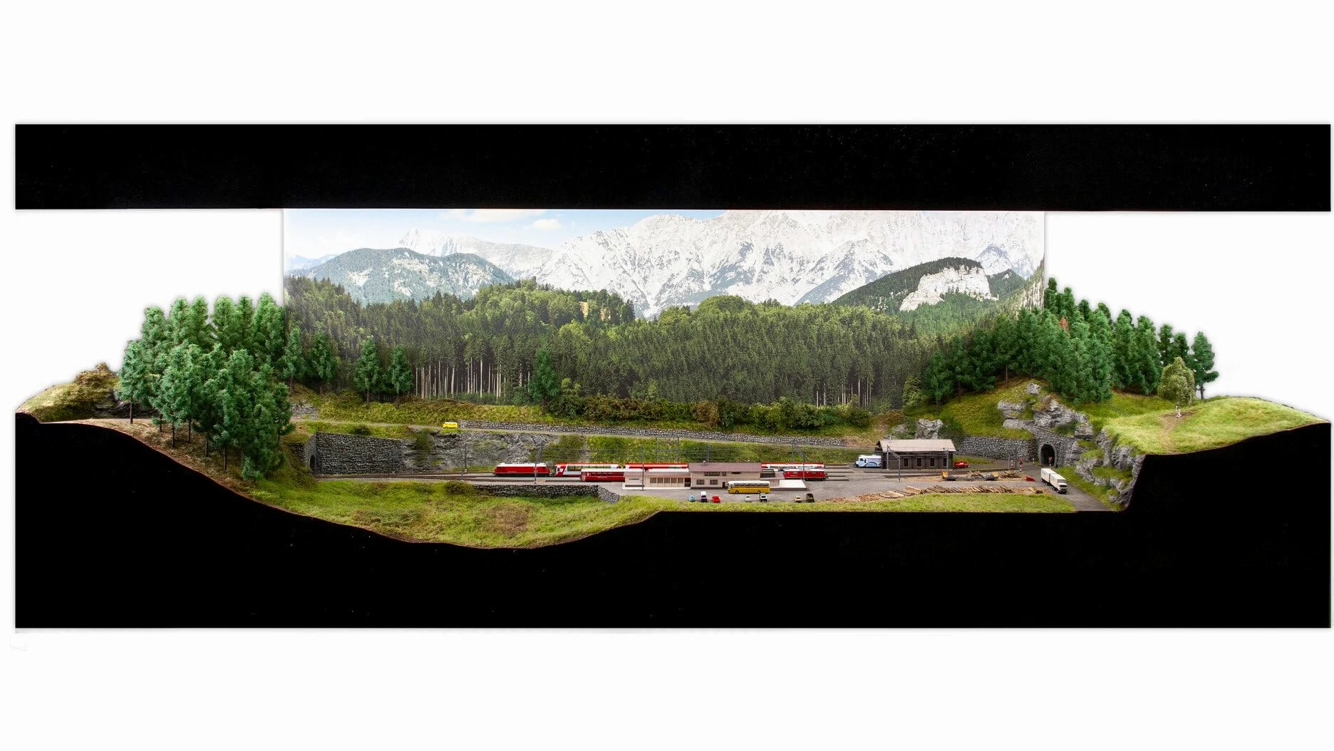 NOCH® Easy-Track - Kit di binari per modellismo, 1:160 N, 200 x 100 cm
