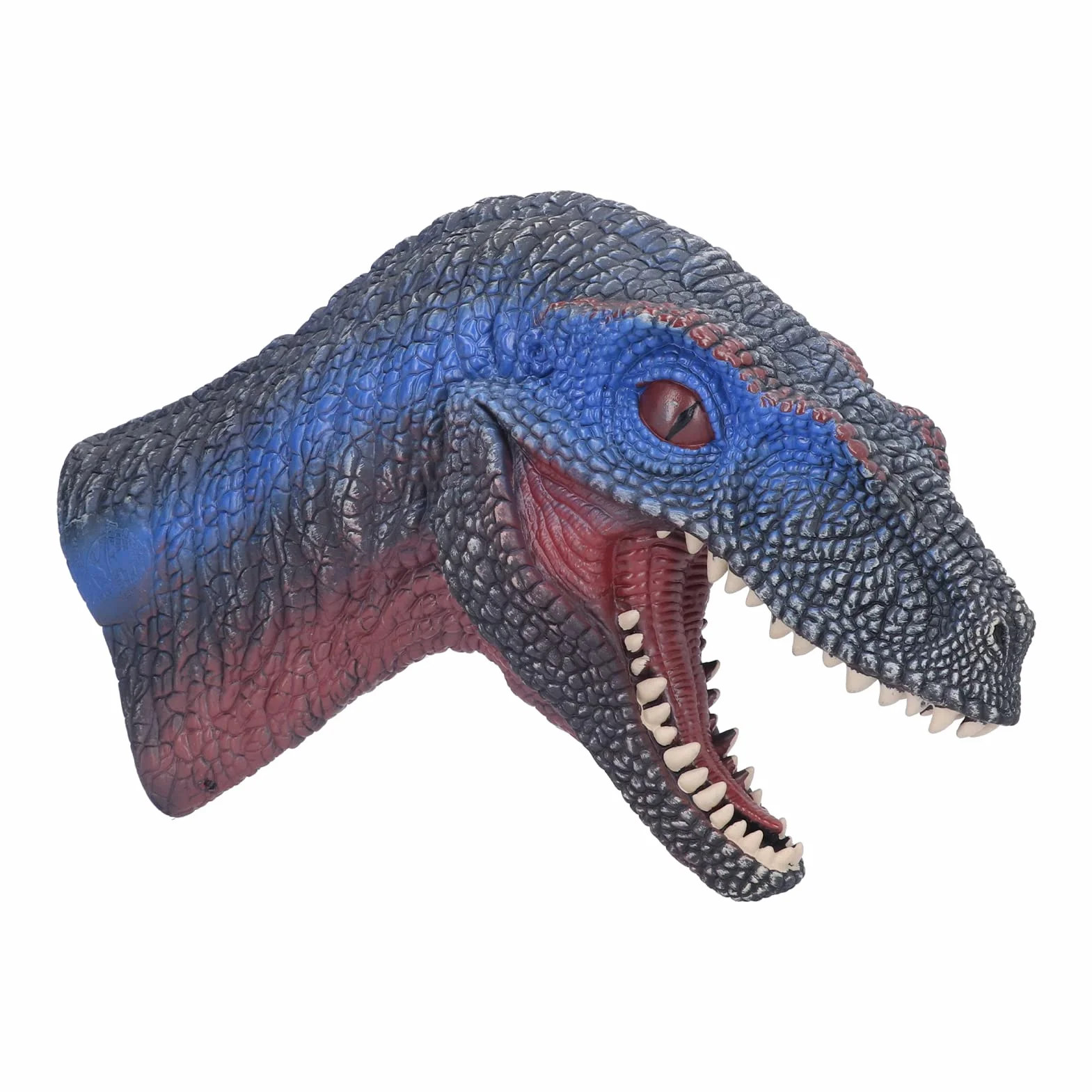 Burattino a Mano a Forma di Dinosauro, Giocattolo Interattivo in Morbida Gomma Atossica per Bambini