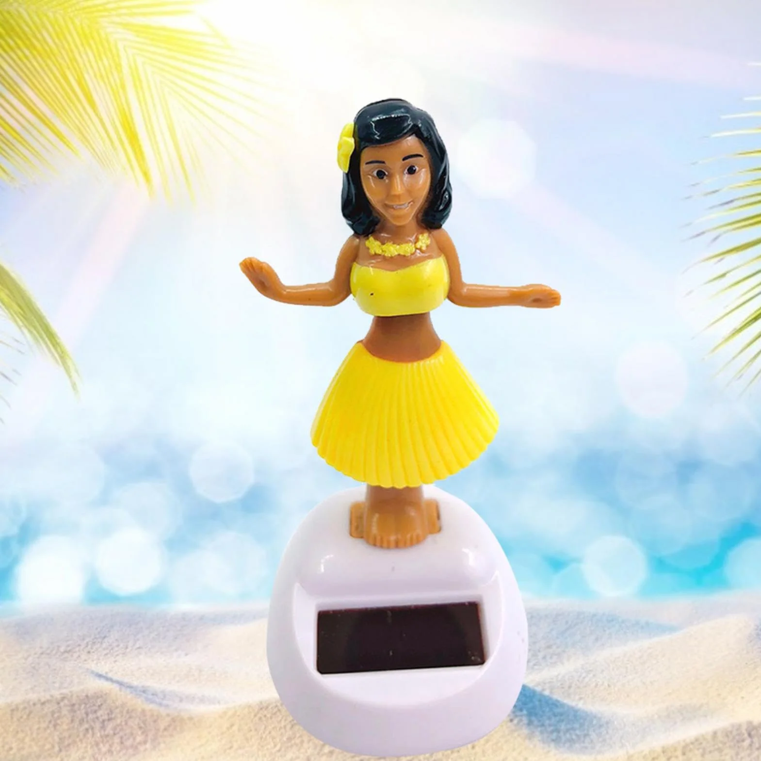 Figure danzanti solari di Dtaigou | Giocattoli per bambine ad energia solare - Figure bobblehead solari per cani Ballerini per figure da crcotto, ornamenti interni per auto per bambini, per la decoraz