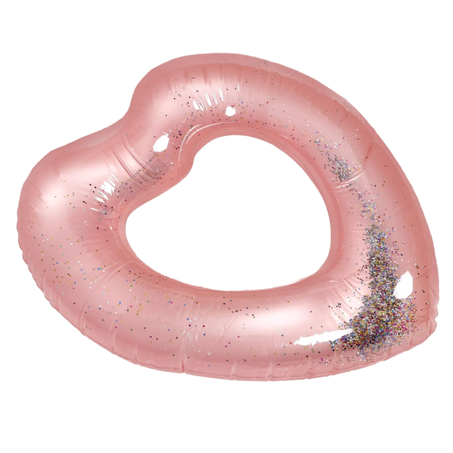 Abaodam salvagente a forma di cuore toys for giocattolo toys pool piscina gonfiabile per galleggia anello da nuoto creativo Anello da nuoto gonfiabile pvc bianca
