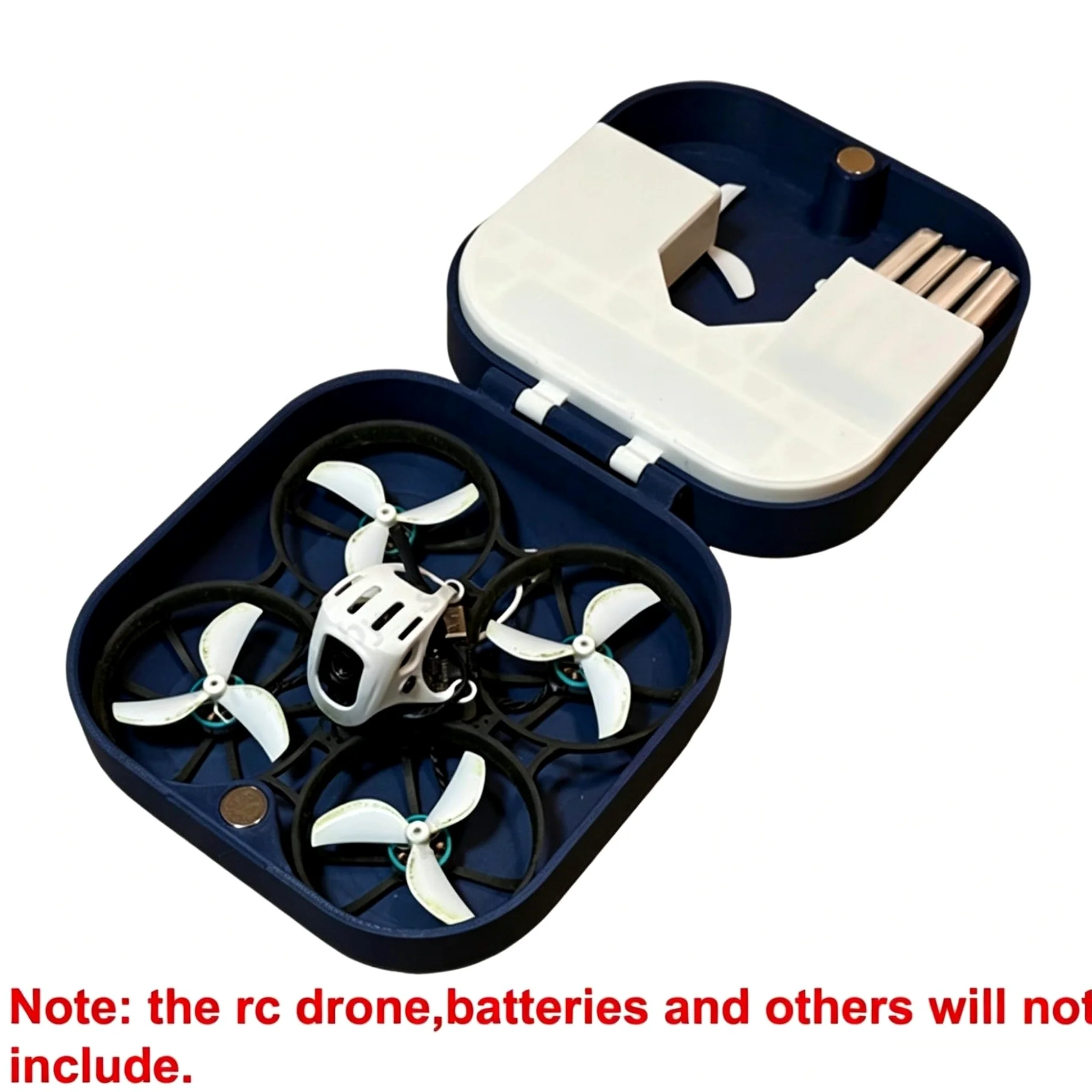 Compatibile con BetaFPV Meteor 75 Pro Custodia Drone Doppio Strato | Contenitore antiurto, trasporto comodo per pezzi drone FPV