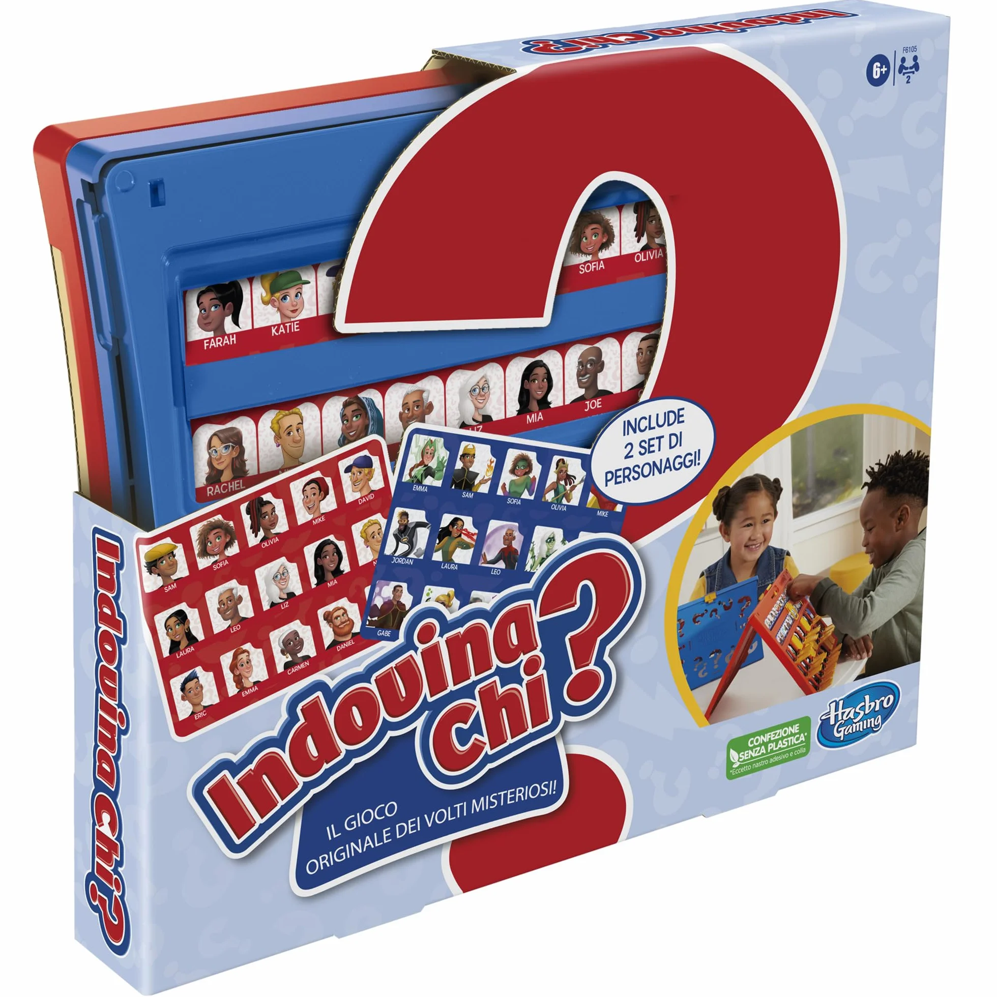 Hasbro Gaming Indovina Chi? Gioco da Tavola Originale per 2 Giocatori Bambini 6+ Anni