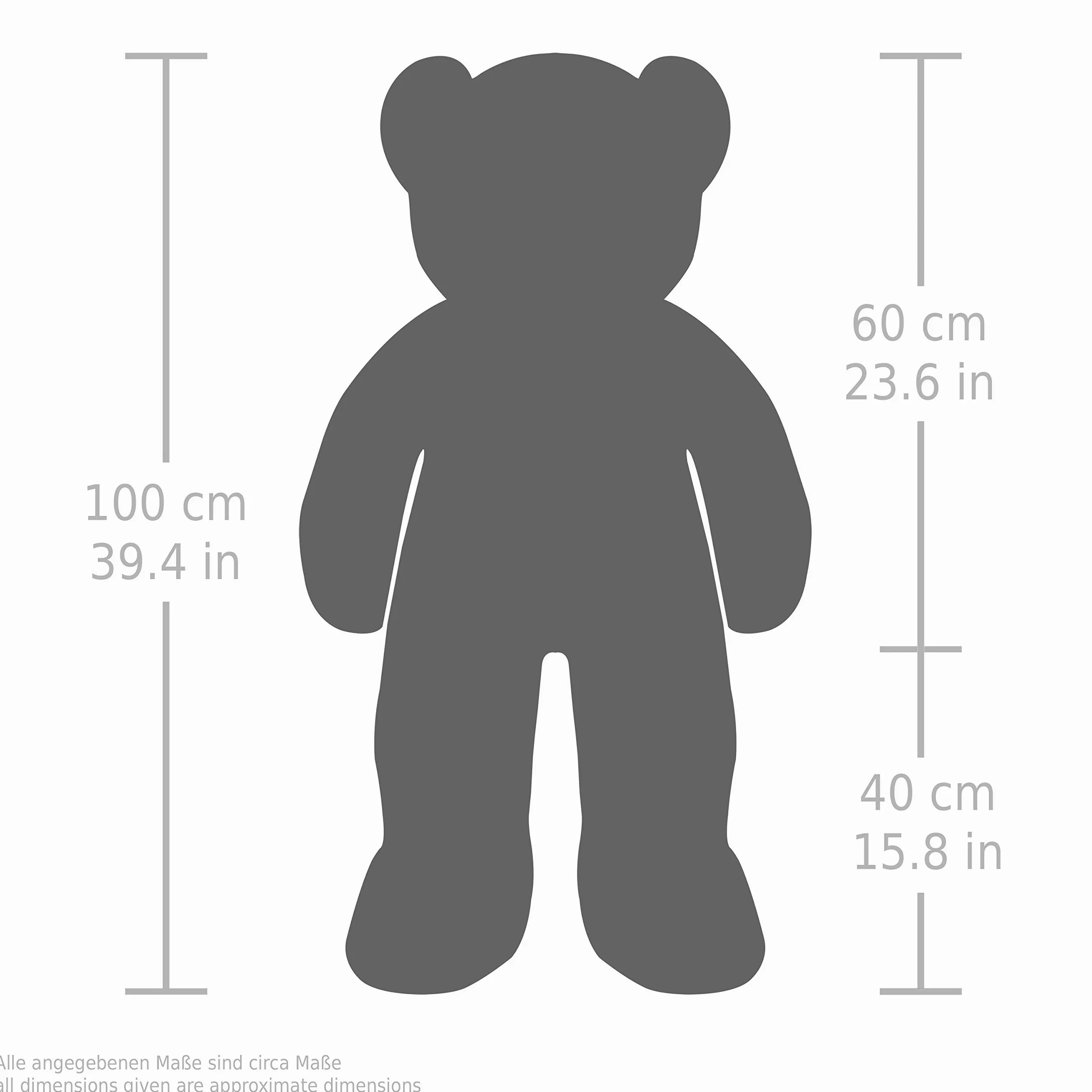 Brubaker panda di peluche orsacchiotto altezza 100 cm