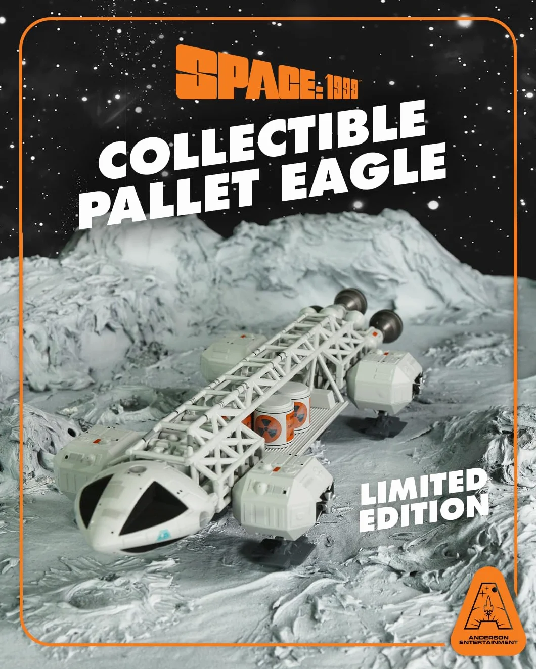 Spazio: 1999 Pallet Eagle Shuttle Model - Nave spaziale da collezione edizione limitata, scatola ufficiale Gerry Anderson Spacecraft e collezionisti
