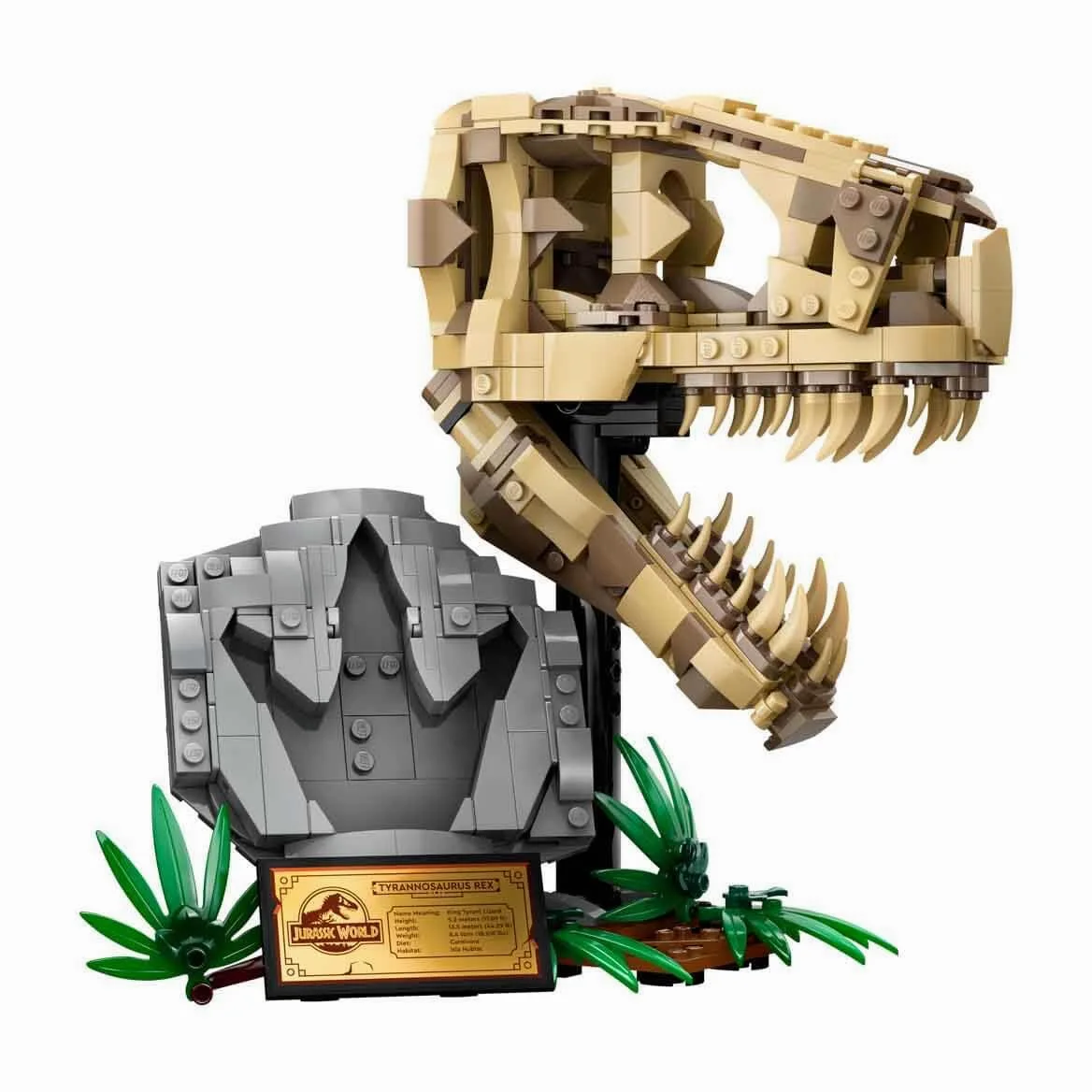 LEGO Jurassic World Fossili di Dinosauro: Teschio di T. Rex Giocattolo, Giochi per Bambini e Bambine da 9 Anni in su Appassionati di Modelli di Dinosauri da Costruire, Kit con Fossile con Ossa 76964