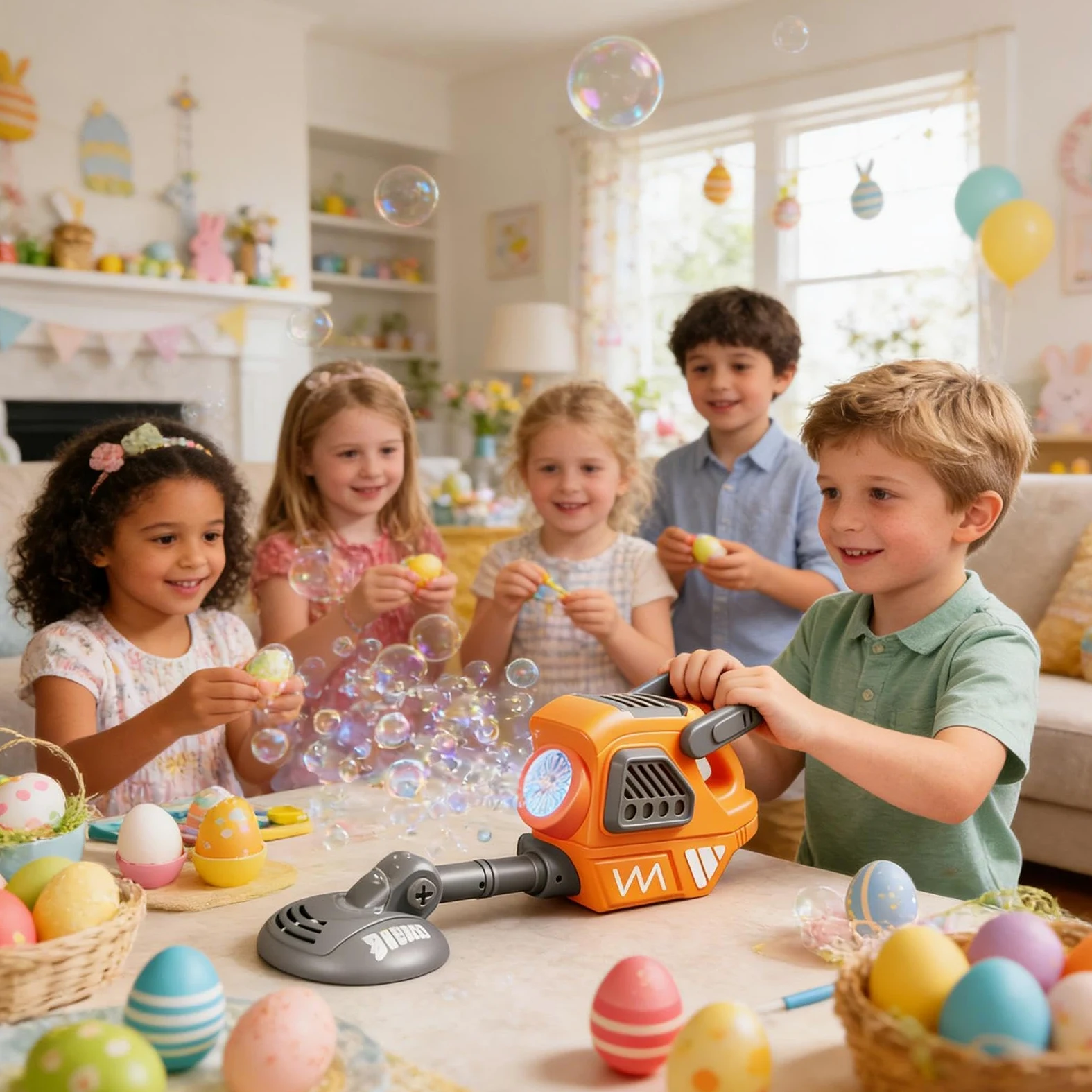 Generatore Di Bolle Per Bambini da bagno a forma di irrigatore | Macchina A Bolle Con Ed A Batteria Per Bambino Bambina All'aperto Compleanno Festa Prato Cortile Matrimonio Giardino Bambino