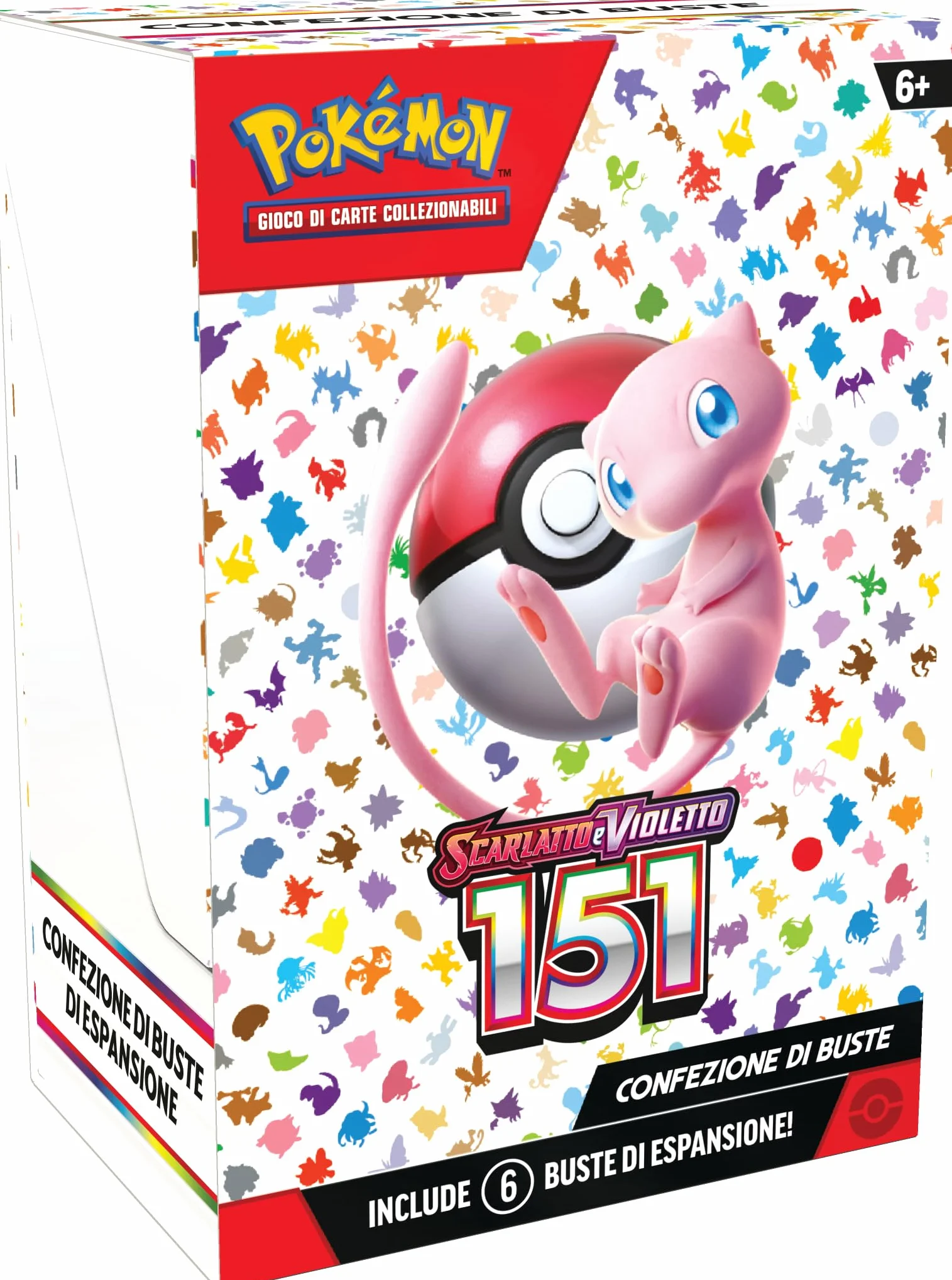 Confezione di buste dell’espansione Scarlatto e Violetto - 151 del GCC Pokémon (sei buste di espansione), edizione in italiano