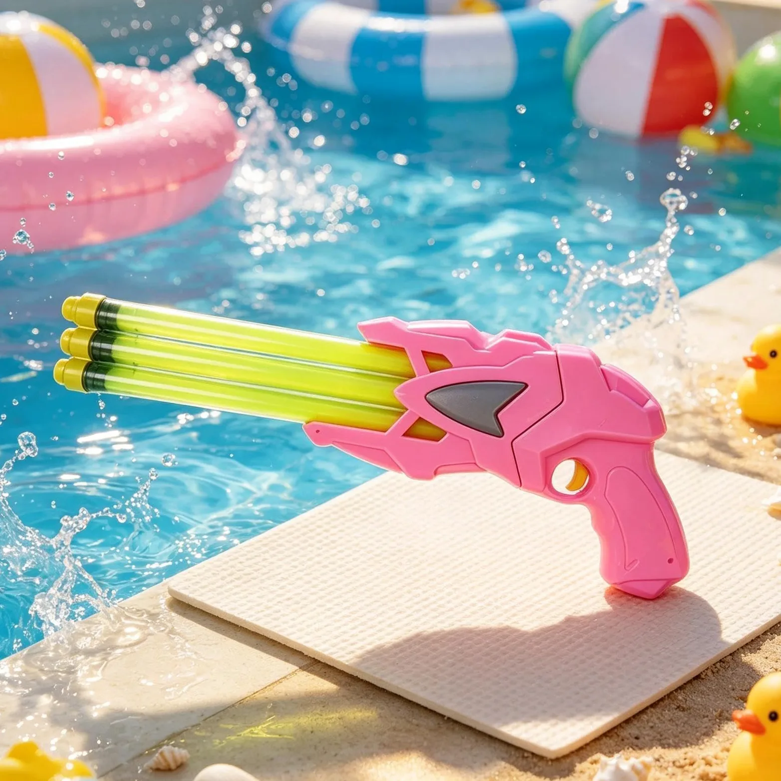 Spruzzatore d'acqua per piscina Giocattolo Da Festa Multi-Tubo Estraibile | Giocattolo Spruzza Acqua Da Esterno Per Adulti Feste Campeggio Giardino Retro Compleanni Gite Al Lago Prato Cortile