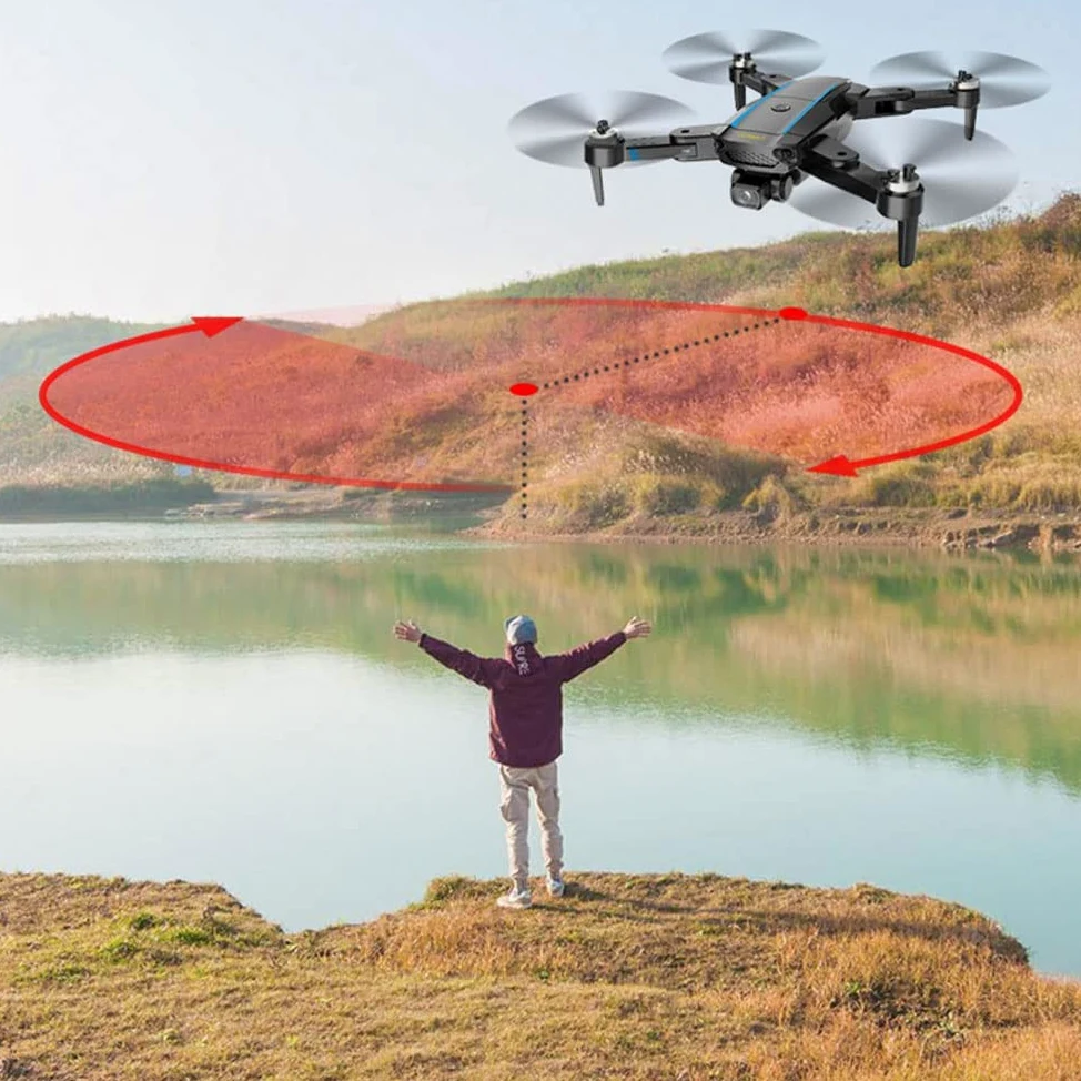 Droni GPS con Fotocamera 8K per Adulti, quadricottero FPV RC con Motore brushless per Principianti, Distanza Massima del Telecomando di 3000 Metri, Trasmissione WiFi 5 GHz