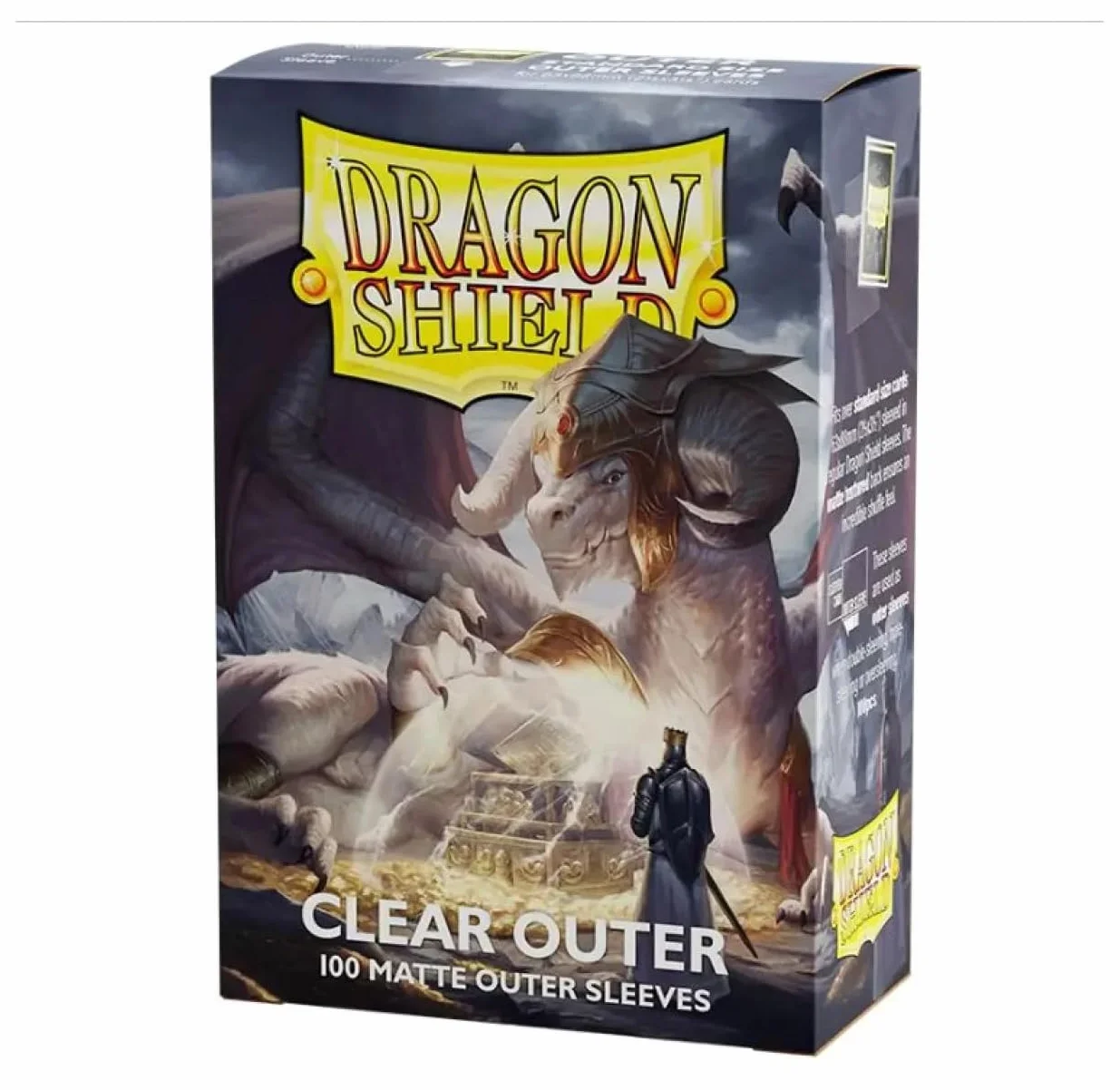 Arcane Tinmen Dragon Shield 13002 - Buste trasparenti opache, 100 pezzi