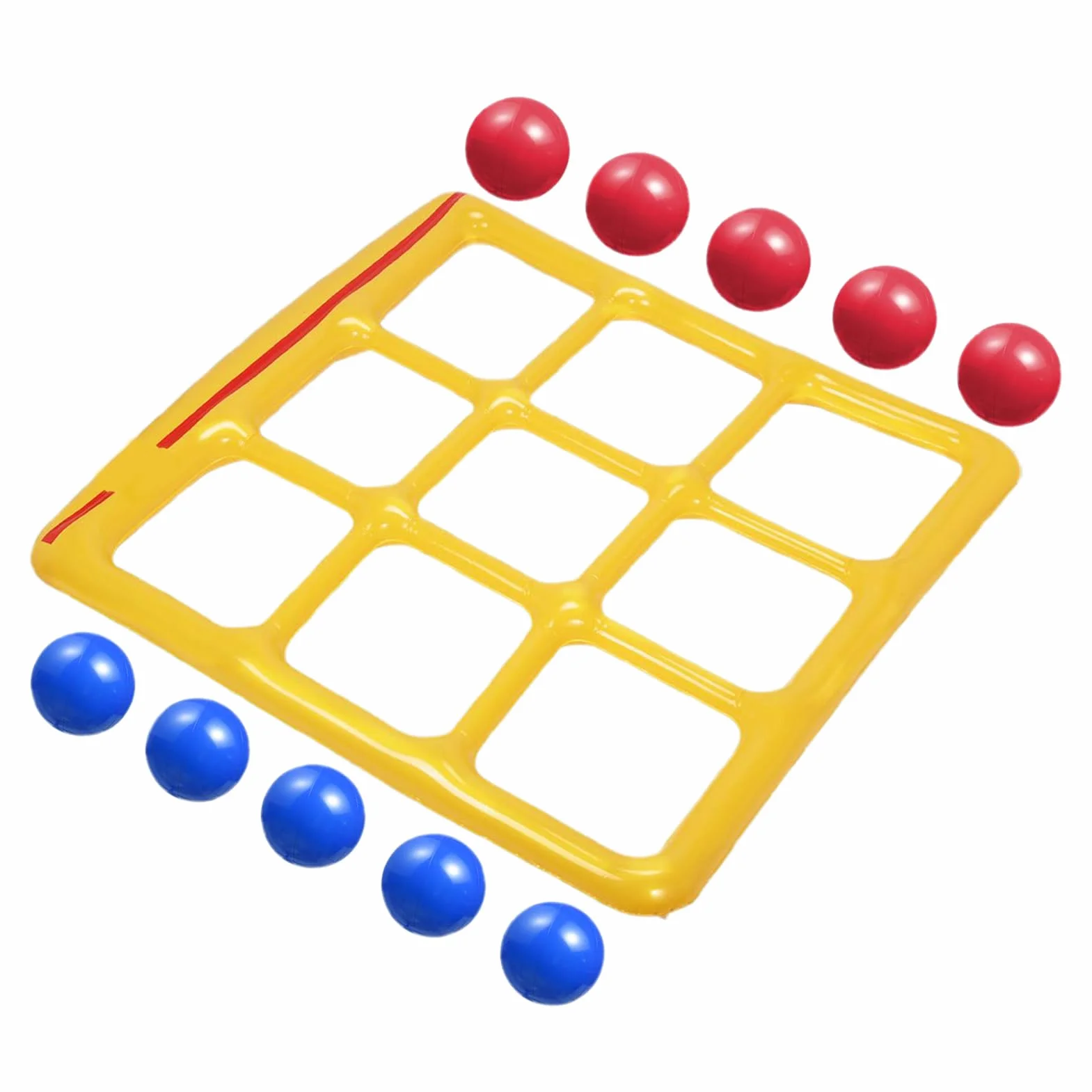 Generico Giochi per Piscina | Accessori Piscina - Galleggiante Gonfiabile con 10 Palle Attrezzatura Sportiva per attività all Aperto Familiari Lago Giardino Viaggio Spiaggia