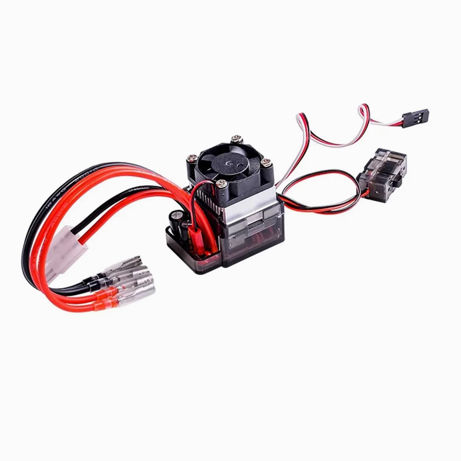 Per 7.2-16V Spazzolato Alta Tensione ESC 320A Regolatore Velocità Ventola RC Auto Modello Camion Accessorio Modificato Ricambio Fuoristrada Veicoli ESC RC