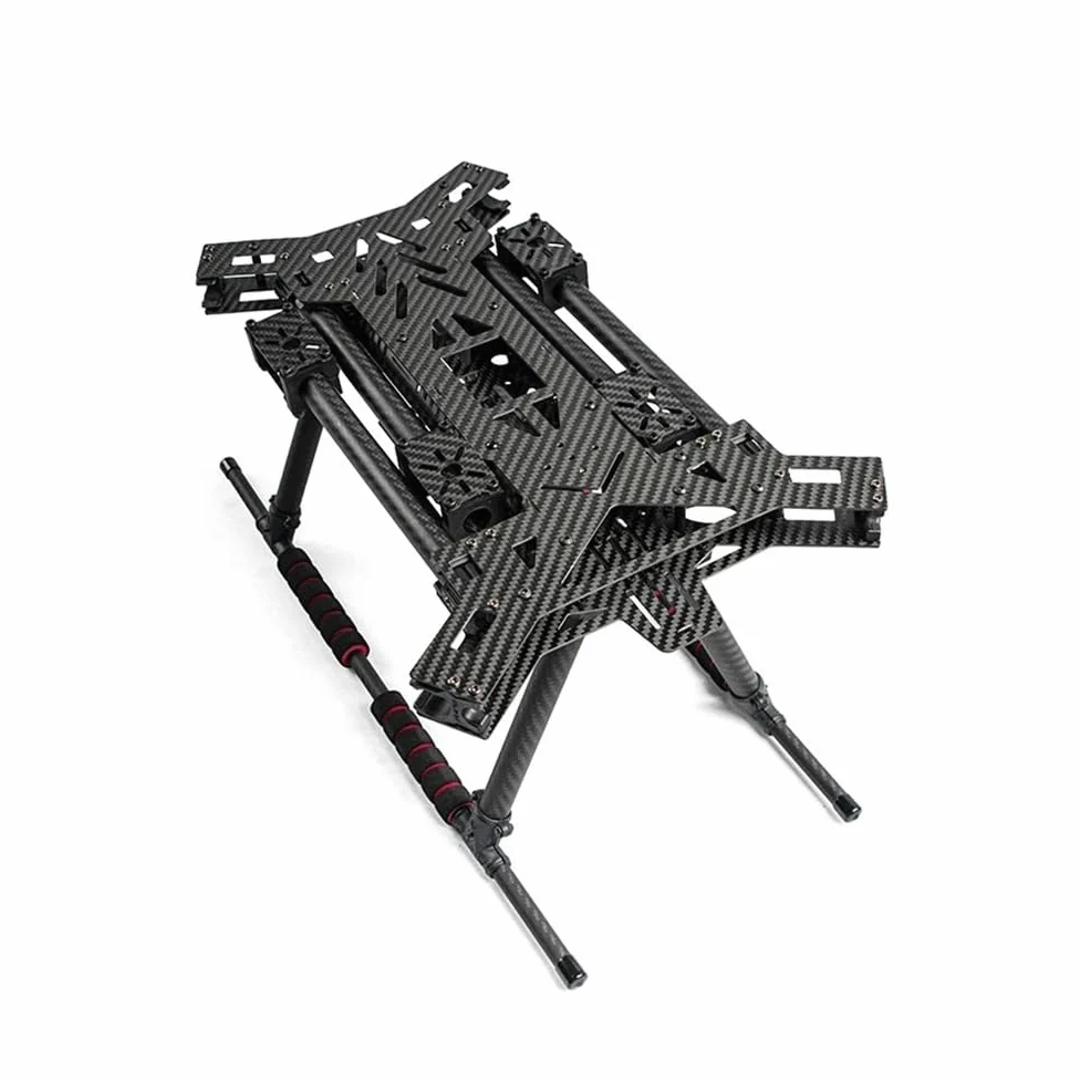 Kit telaio for aereo pieghevole Flyroun F680 ZD680 in fibra di carbonio | Adatto for il di controllo di volo PIXHAWK/Ardupilot for RC