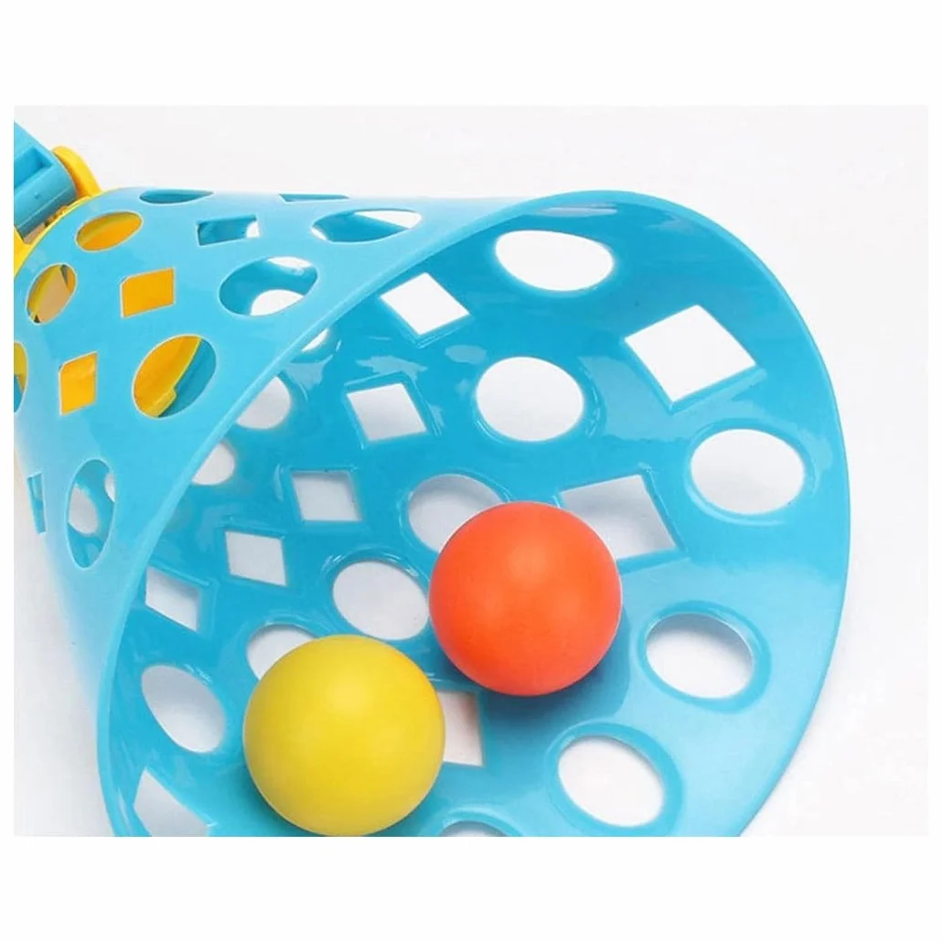Trade Shop - Gioco Lancia Prendi Pallina Cestino con Palle Giocattoli per Bambini Colorati 6717032 -