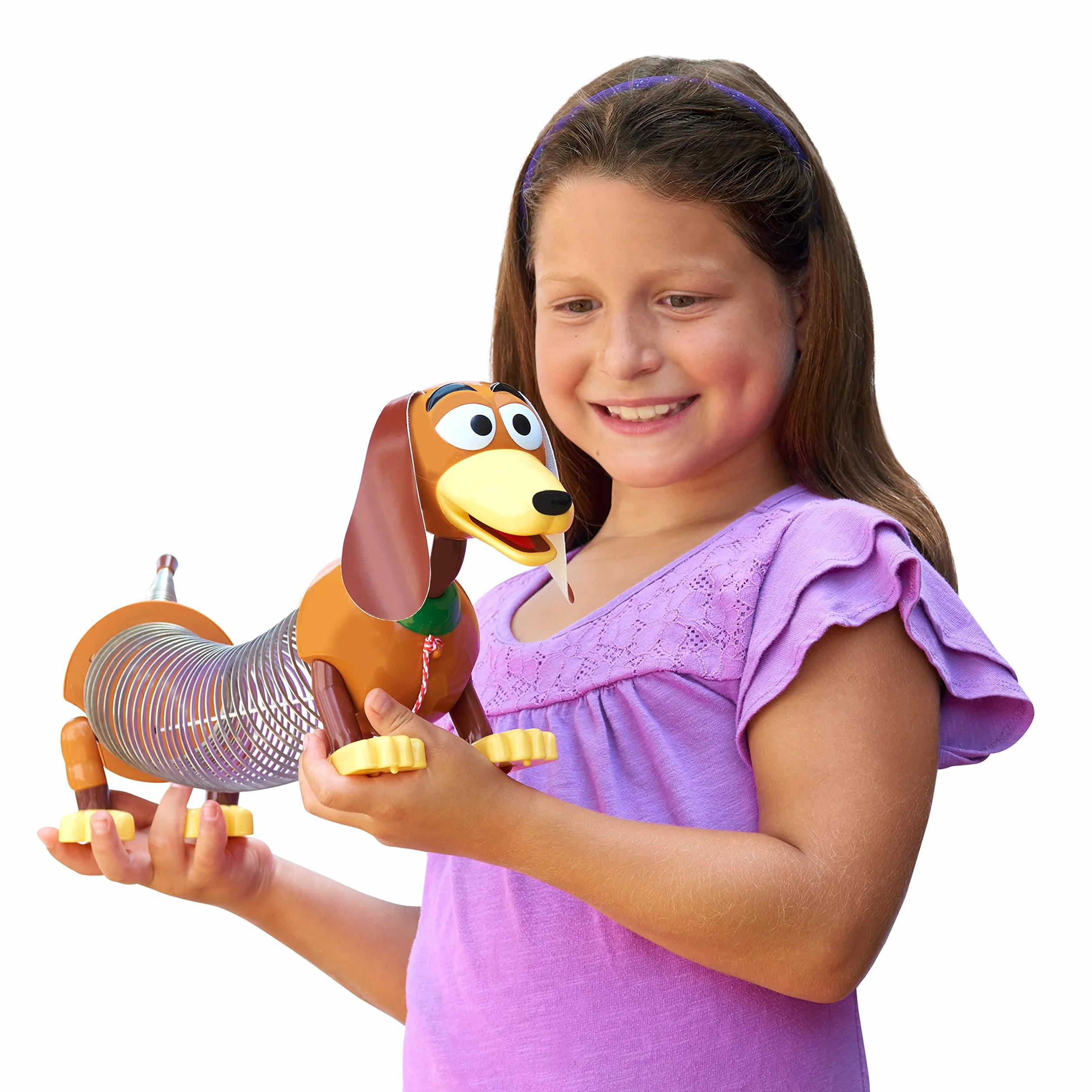 Cane trainabile Slinky di Toy Story Disney e Pixar, giocattolo a molla per bambini e bambine, giocattoli per bambini di 18 mesi di Just Play