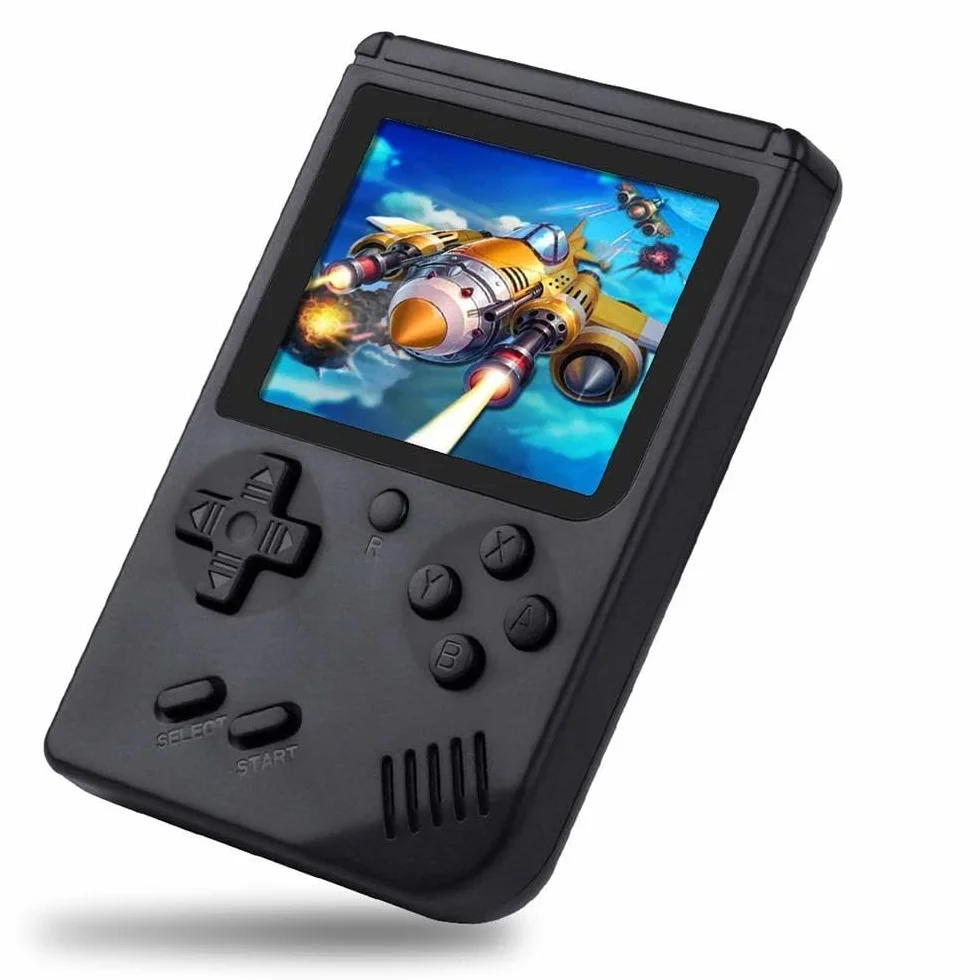 Console Portatile con Giochi Arcade | Mini Console di Giochi Retrò | 400 giochi in 1 | Portatile ogiochi Classici regalo natale | Super Console Retrò Game per Bambini e Adulti | NERO