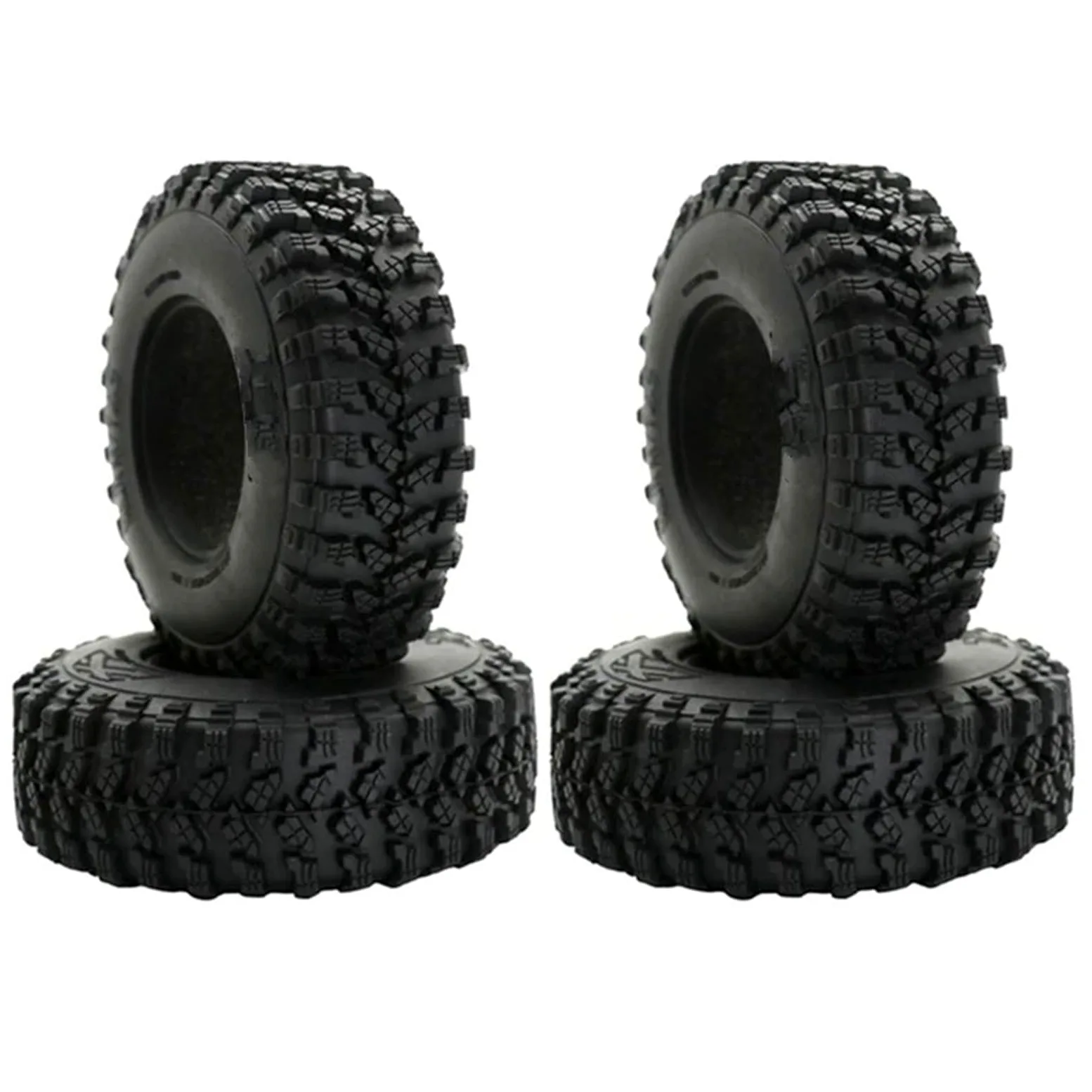 RC Pneumatici Ruote Compatibile Con Traxxas Per TRX4 Per D90 Per Axial SCX10 Per Redcat Per MST 4PCS 106Mm 1.9 Pneumatici Delle Ruote In Gomma 1/10 RC Crawler Car
