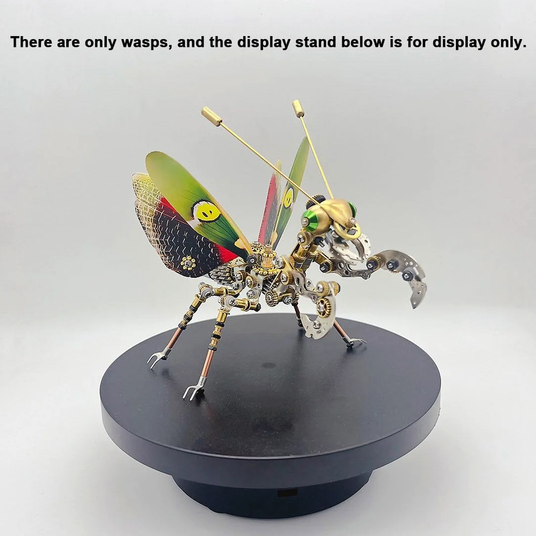 Puzzle in metallo 3D, 300 pezzi, 3D Steampunk, modello di adoratrice meccanica 3D, giocattolo di montaggio per bambini adulti