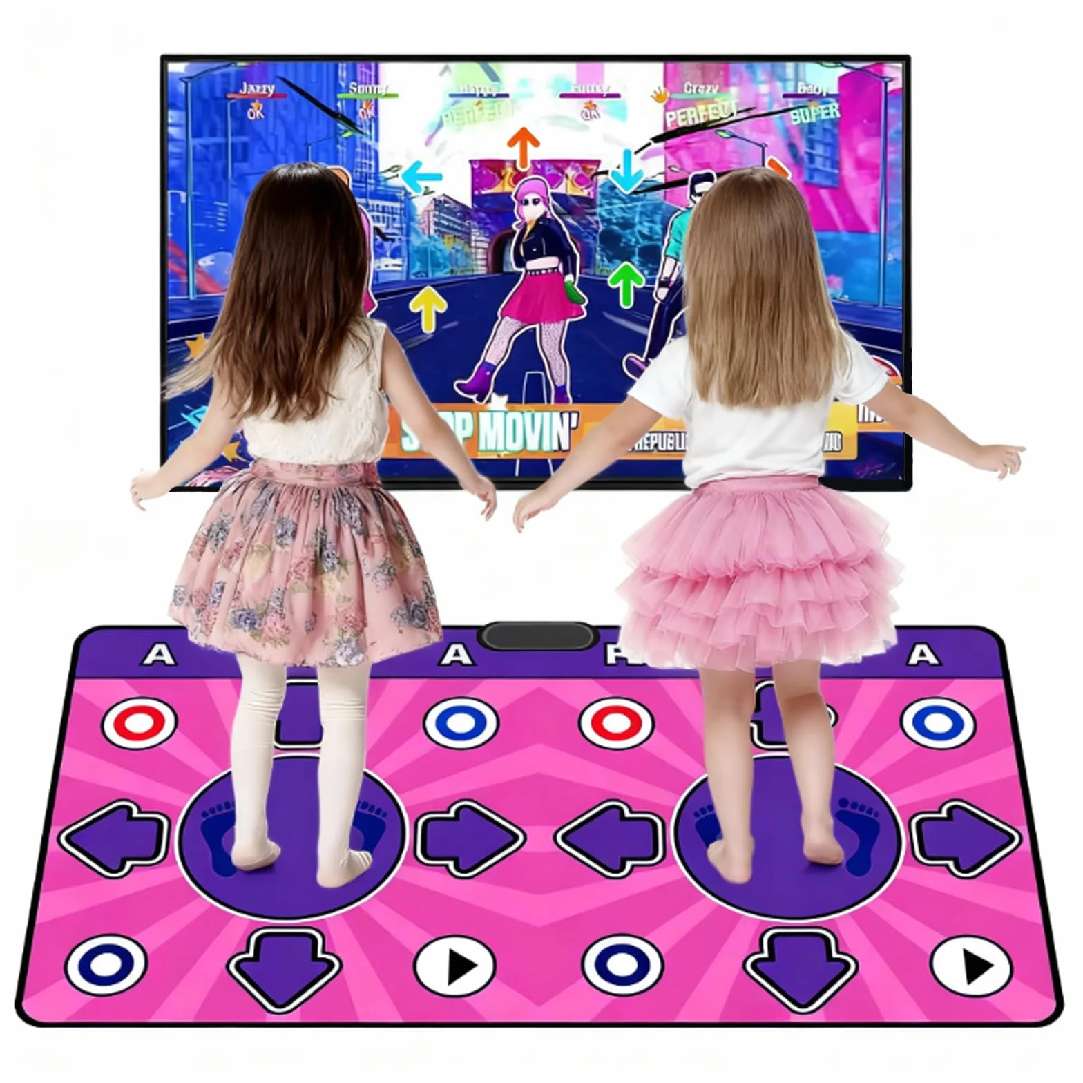 Interaktywny Tappetino da Ballo z Kamerą AR HDMI 100+ Gier Antypoślizgowy Dla Dzieci