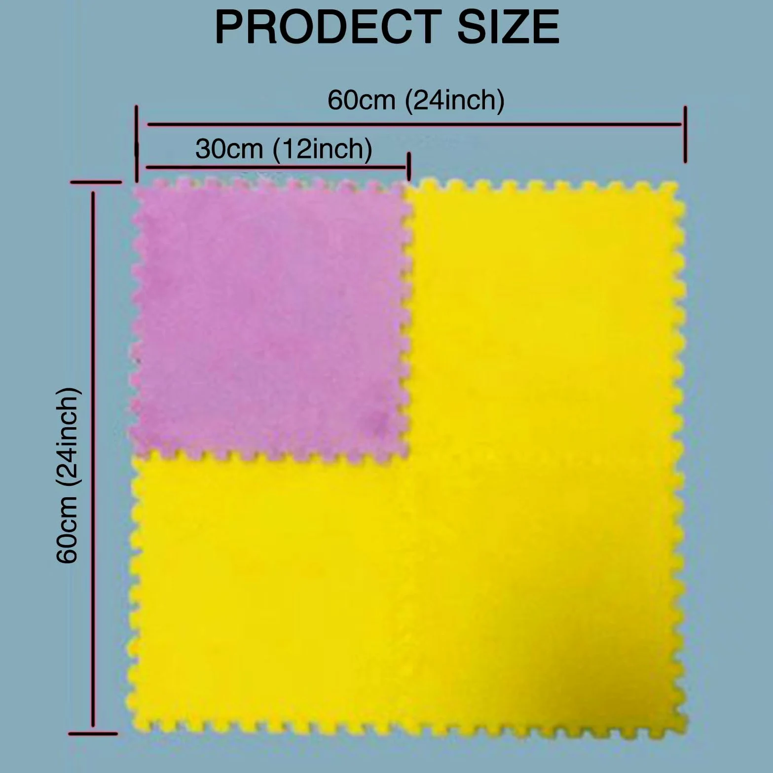 Piastrelle per Pavimenti in Schiuma per tappeti ad Incastro Splice, 18 tappeti in Schiuma di Peluche, tappetini Puzzle ad Incastro, tappetini Antiscivolo, tappeti in schi,White-One Size