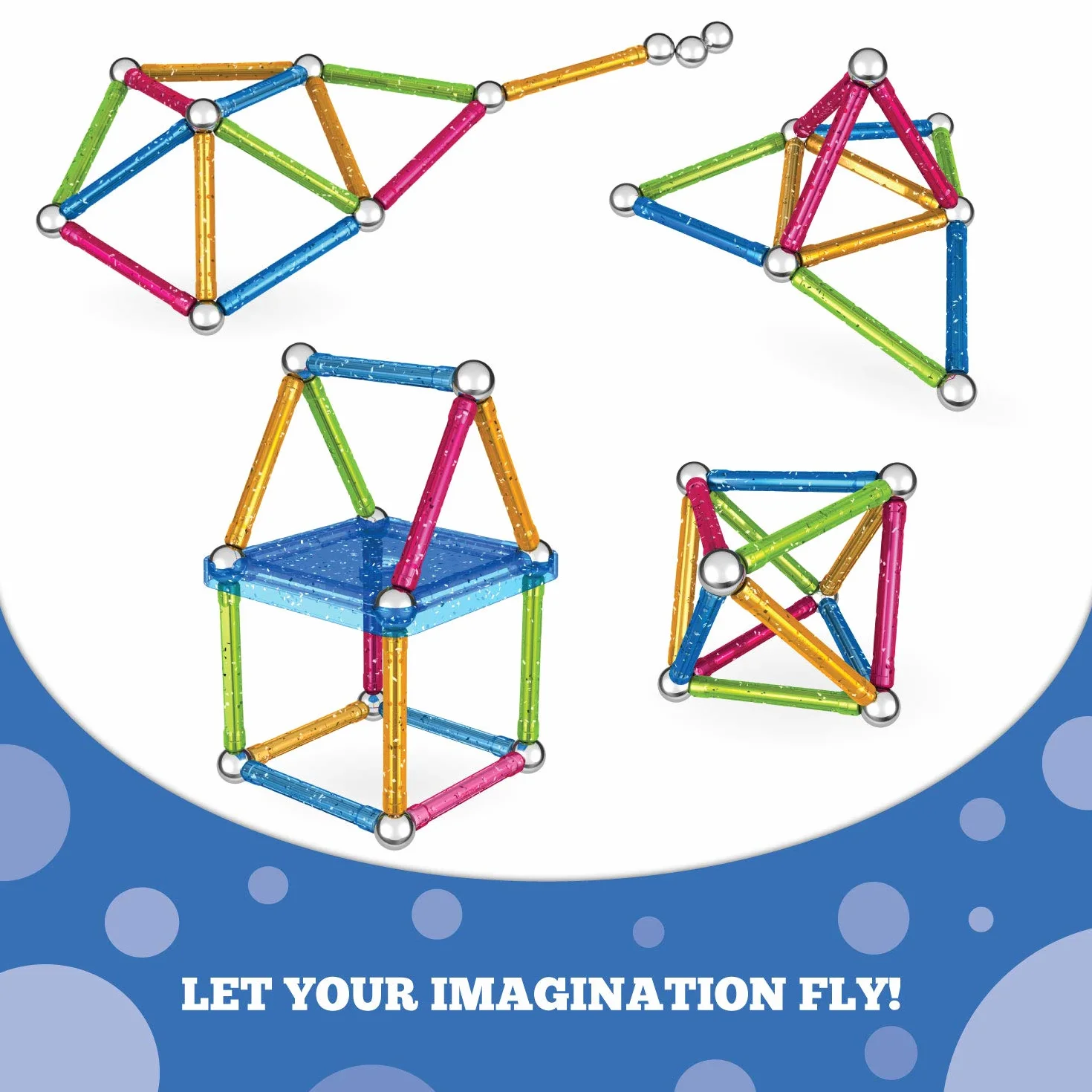 Geomag Classic Glitter, 30 Pezzi, PF.527.531.00