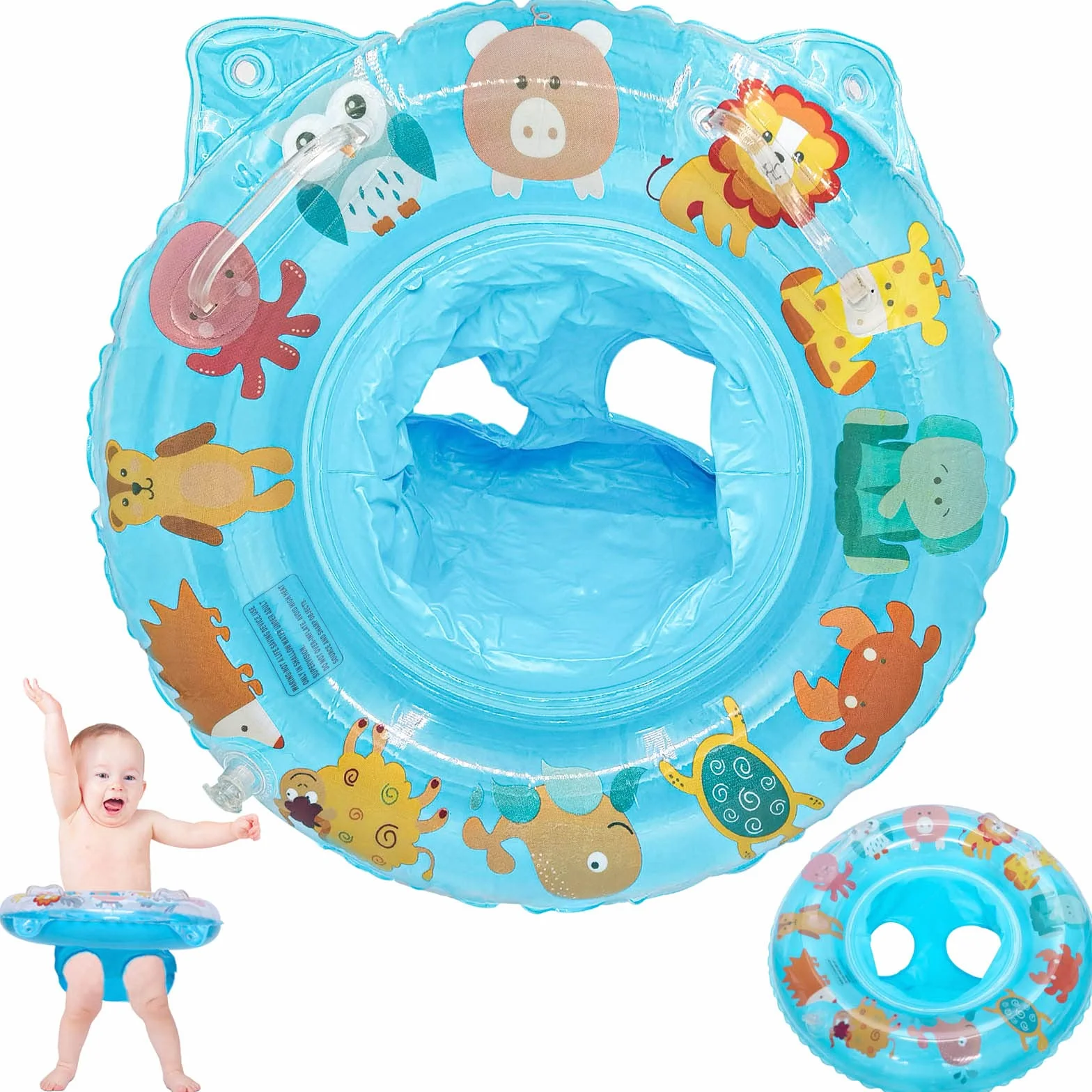KEELYY Salvagente Bambini, Salvagente Neonato, Ciambella Neonato Piscina, Ciambella Gonfiabile Bambini, Piscina Galleggiante Neonato, Salvagente Mutandina per Bambini 6-36 Mesi