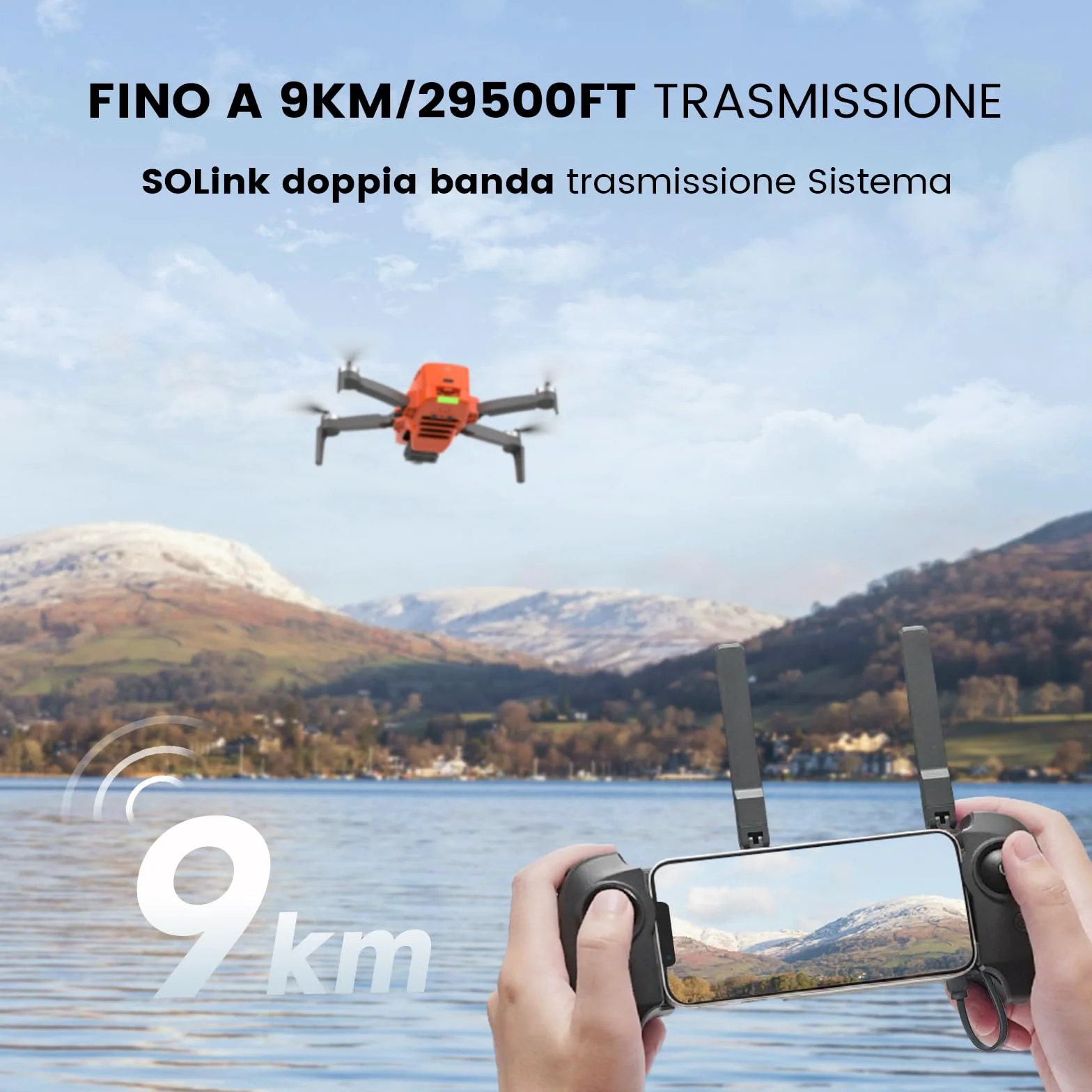 FIMI Mini 3 4K GPS drone 3 assi gimbal, sotto i 249g, video 4K/60FPS, foto 48MP, trasmissione 9KM, 64 minuti volo tempo, video notturno AI, tracciamento visivo, ritorno automatico, adulti principianti
