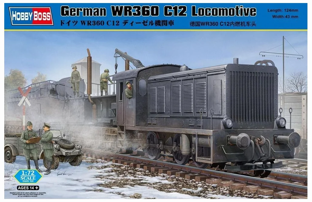 Hobbyboss German WR360 C12 Locomotiva 1:72