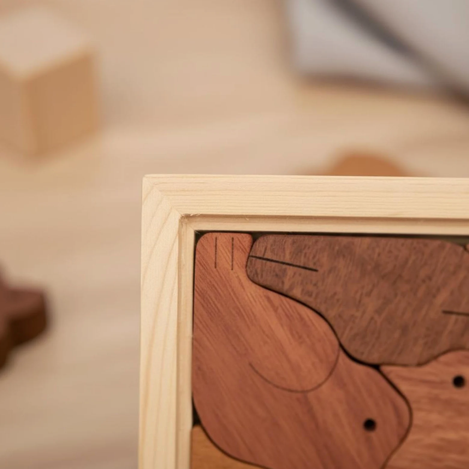 Puzzle Incastro in Legno Forme Assortite Puzzle Tridimensionale in Legno Educativo per Bambini, Puzzle 3D In Legno Con Verdure