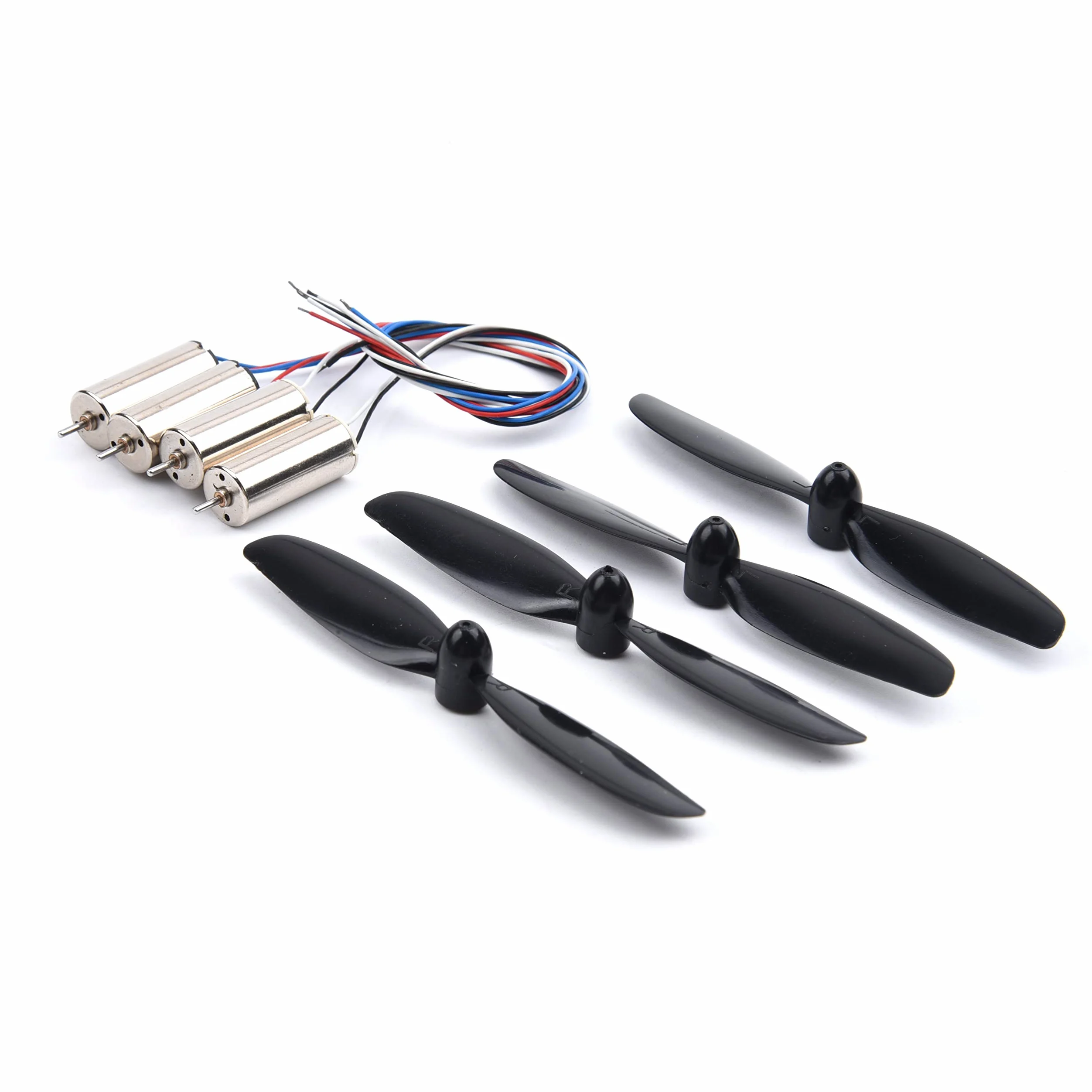 YoungRC Motore Coreless 8520 8,5 x 20 mm spazzolato + elica CW CCW 75 mm per fai da te Micro QX95 QX110 Quadcopter RC Drone
