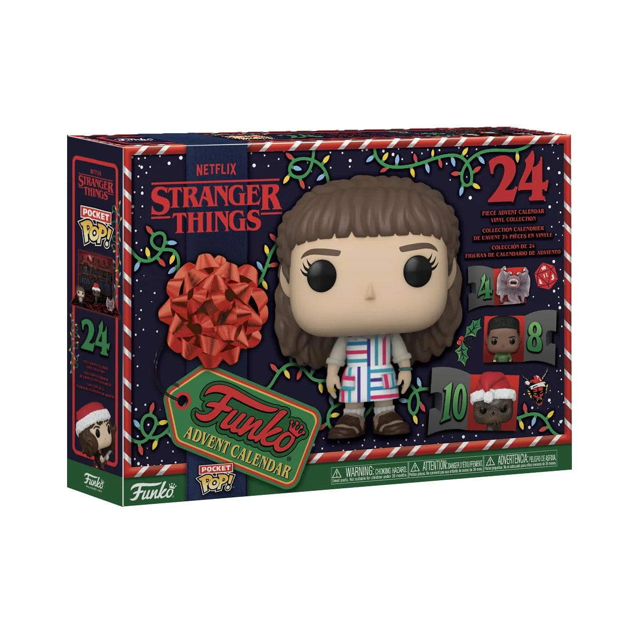 Funko Advent Calendar: Stranger Things 2024-24 Giorni di Sorprese - Mini Figura in Vinile da Colleziones - Mystery Box - Idea Regalo - di Natale per Ragazze, Ragazzi e Bambini