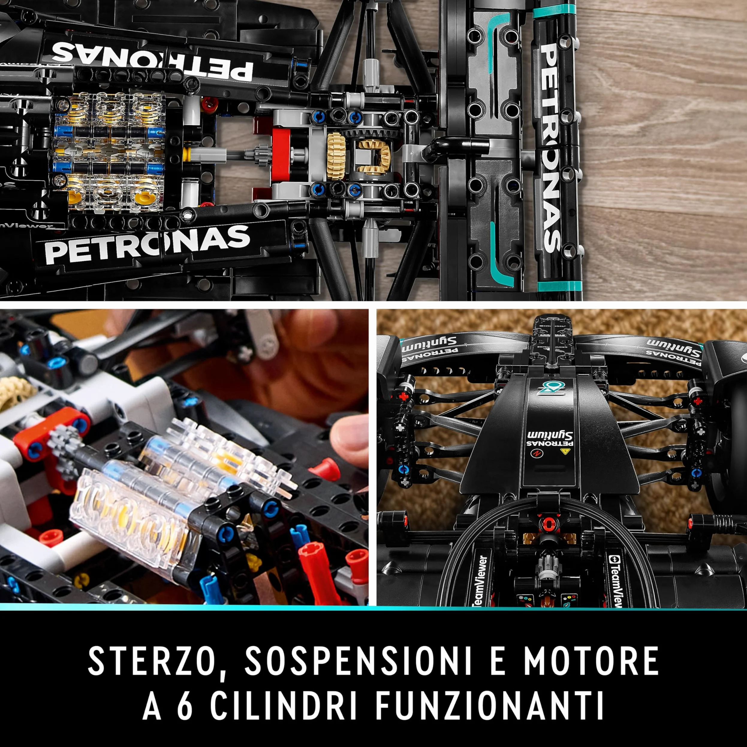 LEGO Technic Mercedes-AMG F1 W14 E Performance, Modellino da Costruire di Auto da Corsa per Adulti, Macchina in Scala 1:8, Kit Modellismo Supercar, Idea Regalo per Lui, Lei, Marito o Moglie 42171