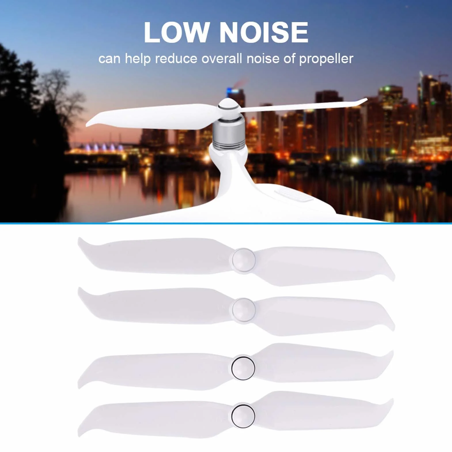 2 Paia 9455S Eliche a Lama Accessori per Drone a Lama a Sgancio Rapido a Basso Rumore per Phantom 4 PRO V2.0 Advanced