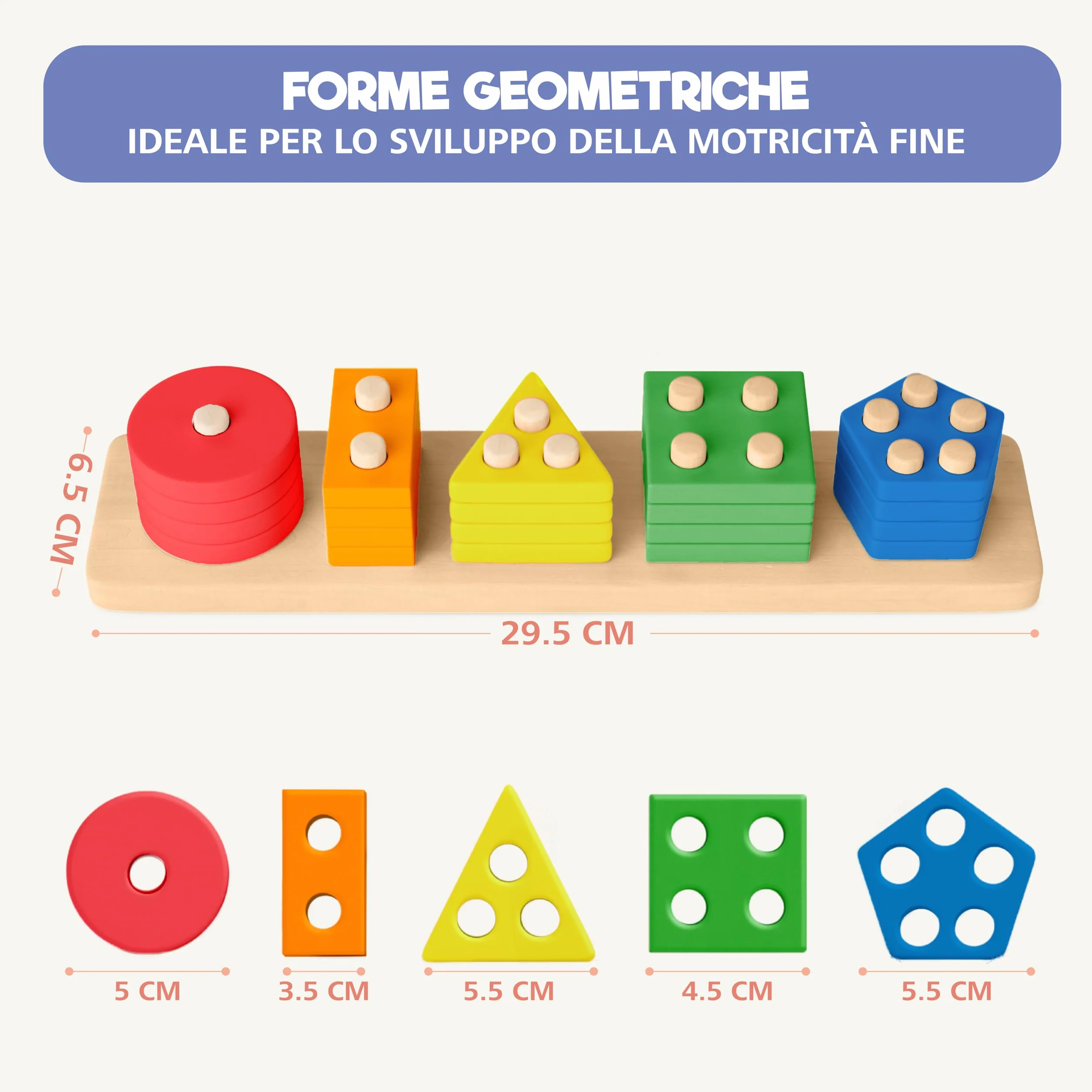 Sweety Fox Giochi Montessori 2 Anni - Giochi di Attività e Sviluppo 1 2 3 Anni - Giochi Bambini 2 Anni