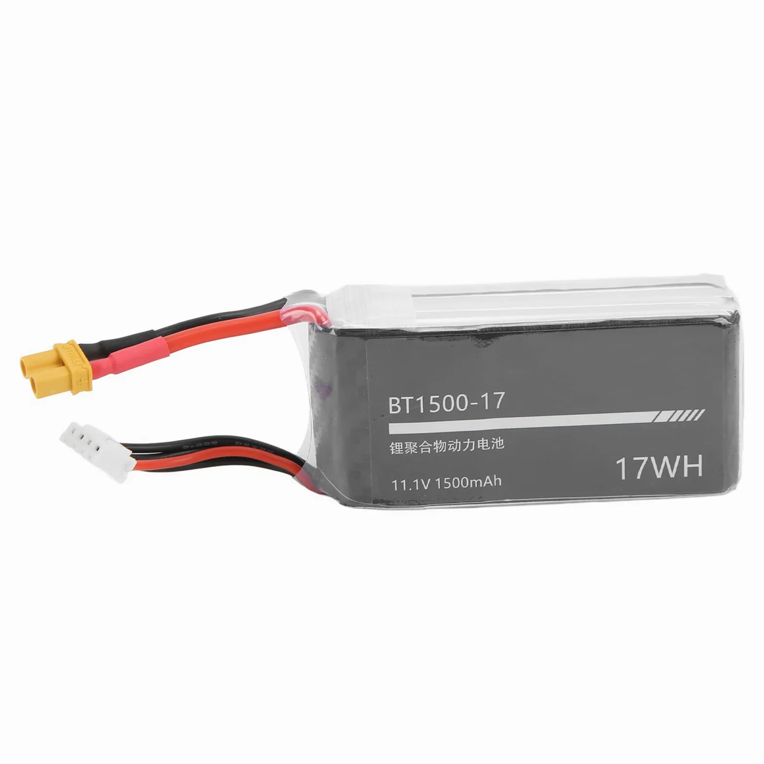 per batteria rc lipo, 11.1v 1500 mAh 3s ad alta capacità, connettore XT30, durevole per auto RC, per barca RC, per aereo RC, potenza forte, prestazioni di lunga durata