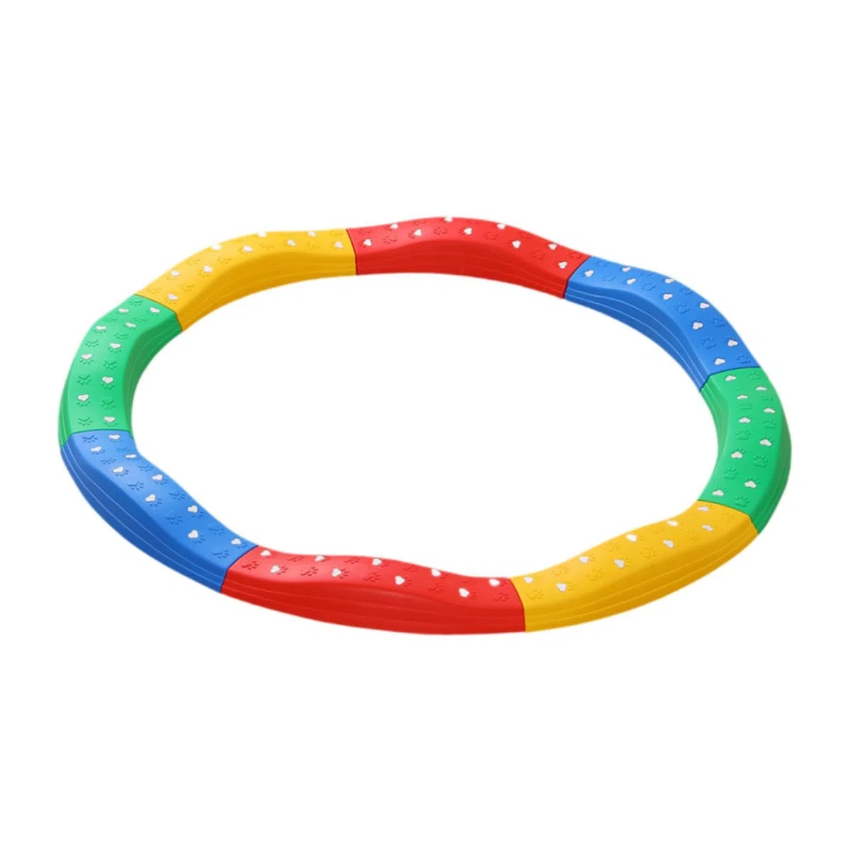 Trave di Equilibrio Giocattolo per Bambini, Percorso a Ostacoli per Interni Ed Esterni, 8 Pezzi Arcobaleno