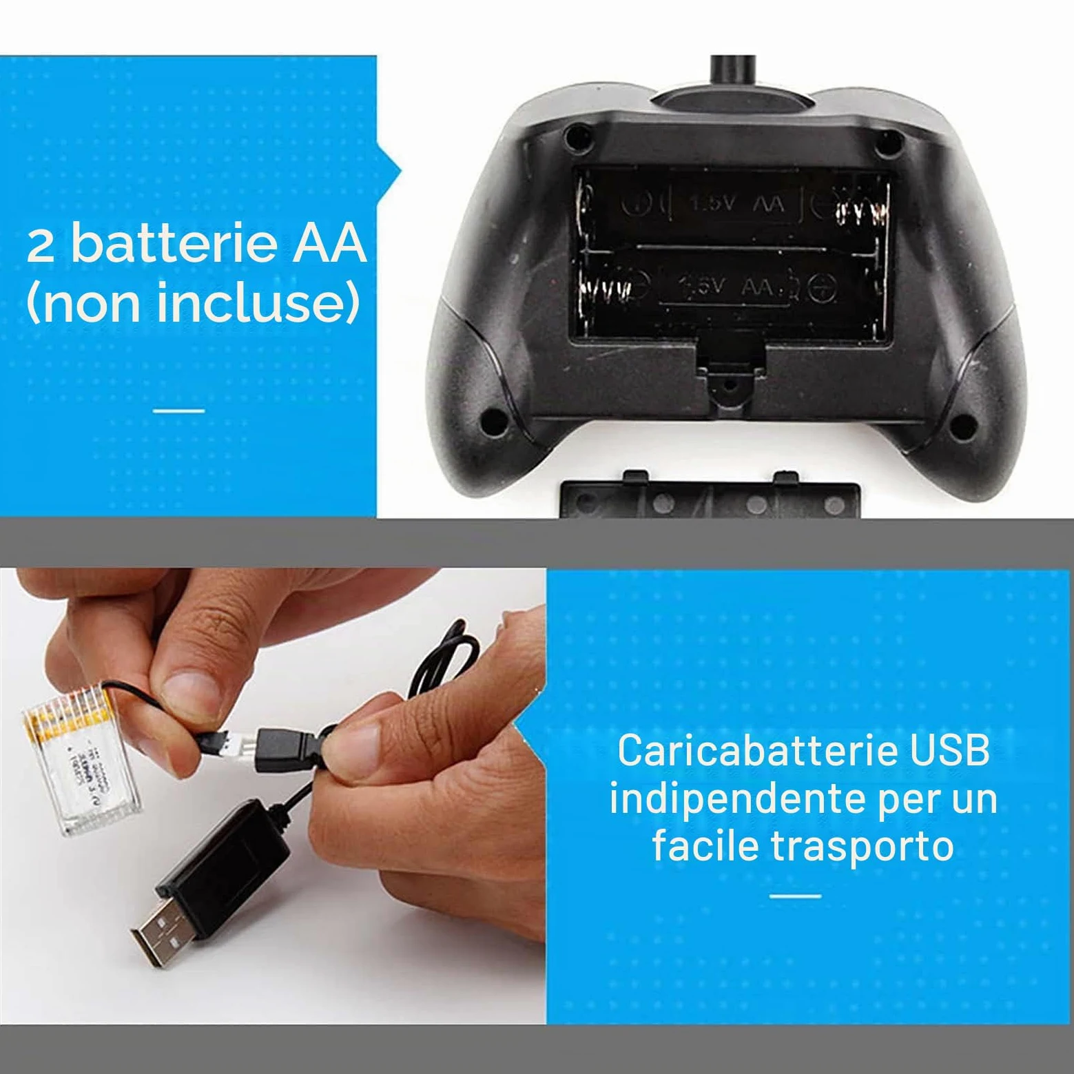 Goolsky FX801 Cessna 182 2,4 GHz 2CH RC Aereo Outdoor Giocattolo per Bambini Ragazzi con 3 Batterie