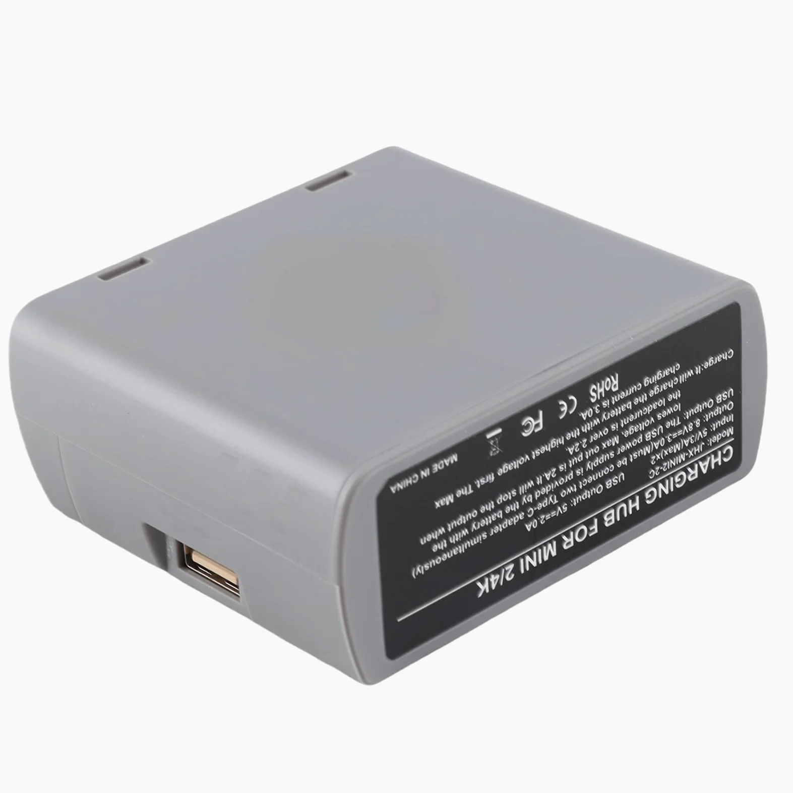 Alomejor Drone Battery Charger, PD Fast Charging Hub | Display digitale, Design compatto, Alta efficienza, Custodia in plastica