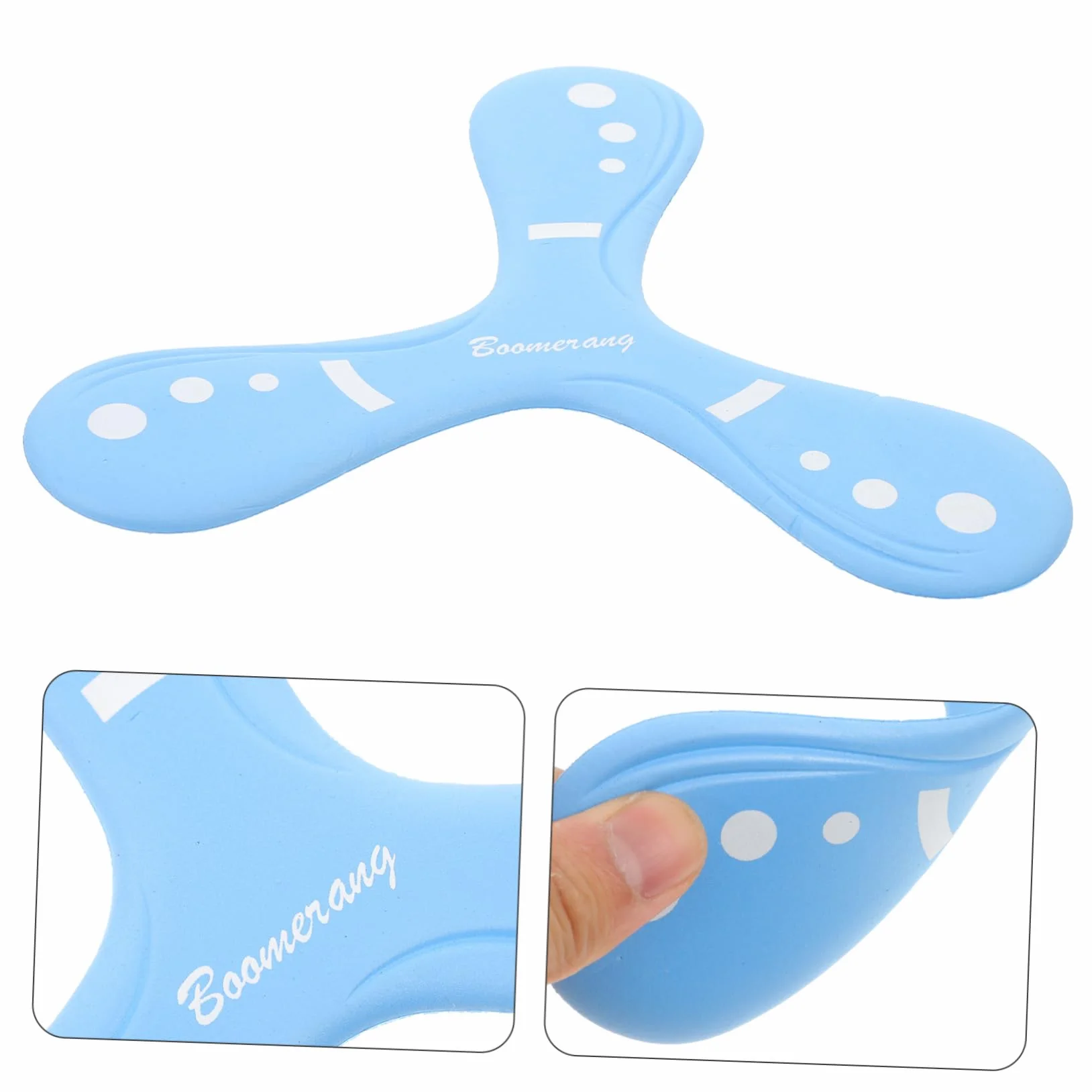 HANABASS Boomerang in Eva Spesso per Ragazzo Ragazza, Gioco Volante da Esterno Facile da Lanciare e Ritornare, per attività All'aperto e Vacanze per Adolescenti