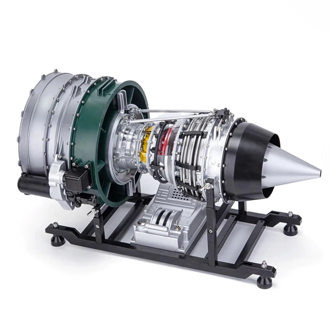 Kit motore a combustione interna 1/10, doppio rotore, assiale, turbofan, modellino aereo, motore per aeromobili, 1000 pezzi, regalo fai da te per Natale 2024