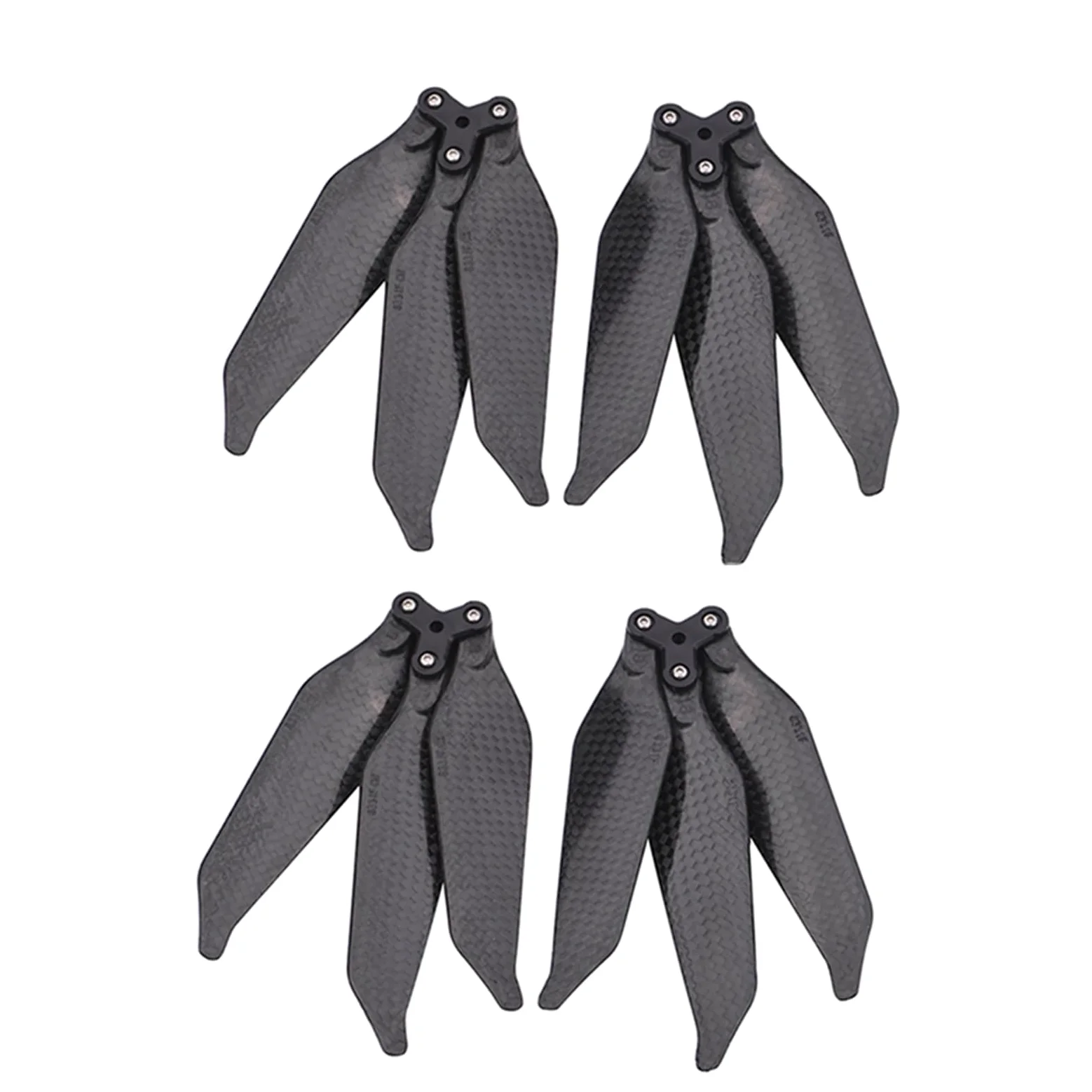 Eliche Per Droni Eliche 4 pezzi / 2 paia 8331 Pagaie pieghevoli in fibra di carbonio for riduzione del rumore a 3 pale / Misura for pezzi di ricambio di puntelli Mavic Pro Pezzi Di Ricambio Per Pale D