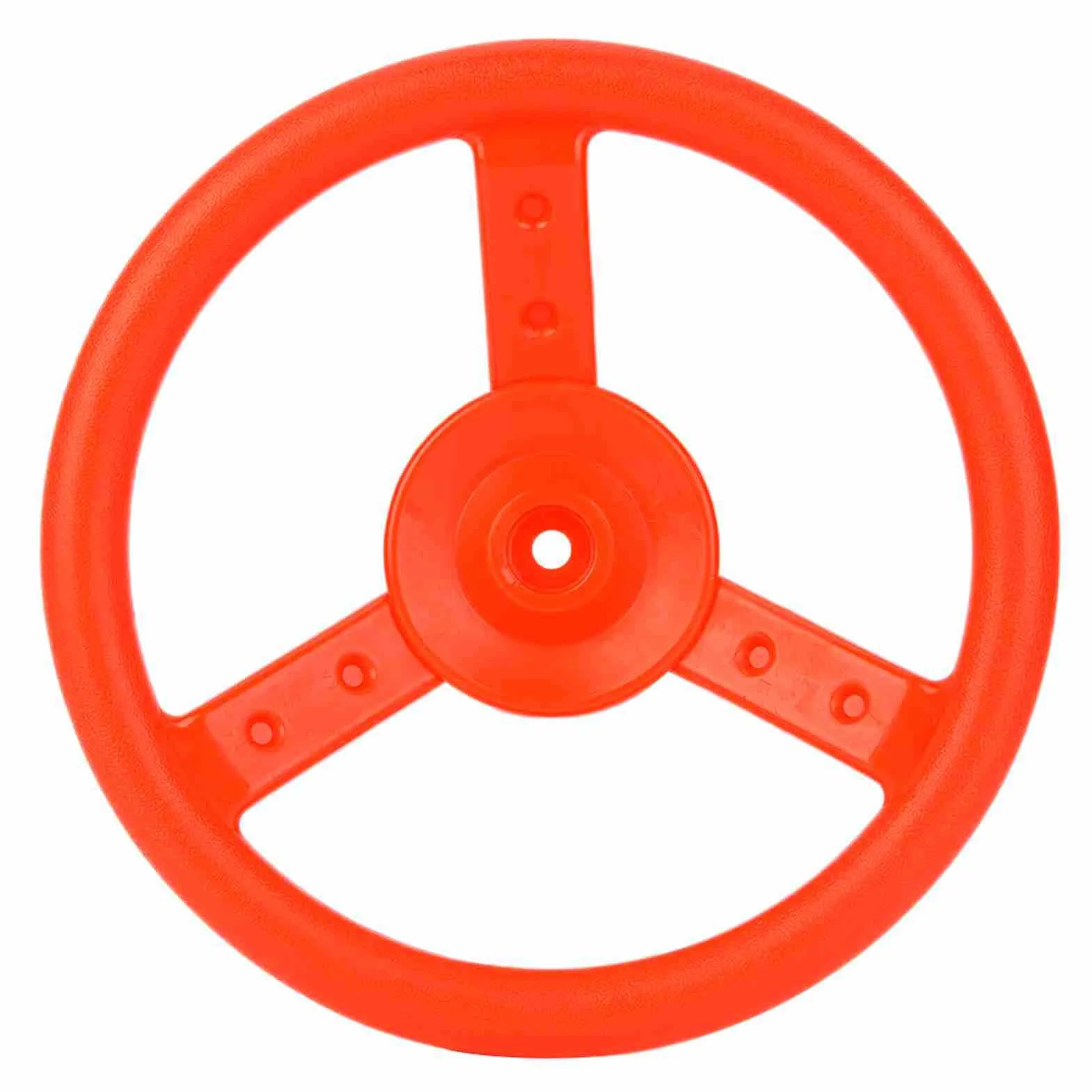 TOPINCN Volante in Plastica per Parco Giochi per Bambini, Robusto e Durevole, Ruota Liberamente per Altalena, Diametro Giallo da 10,4 Pollici, Adatto per Parco Giochi (rosso)