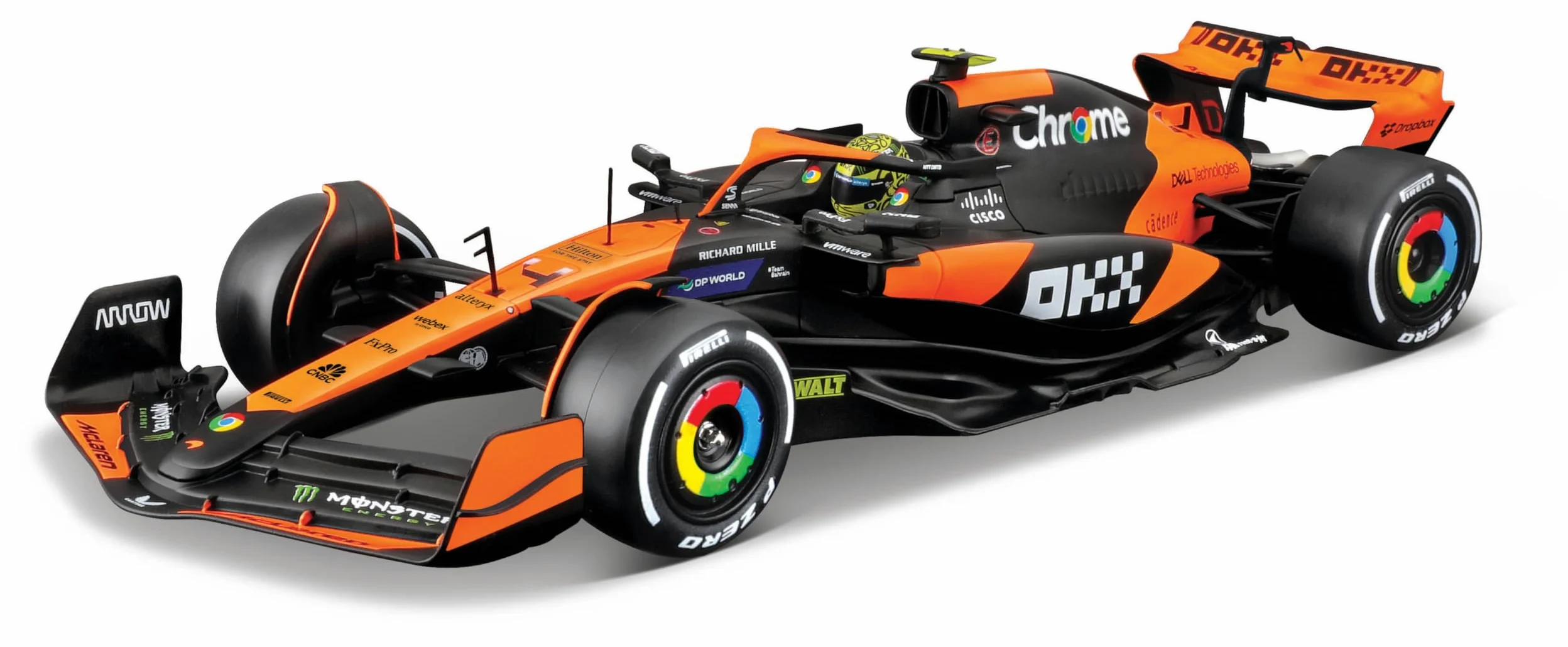 1:24 F1 Mclaren Mcl38 2024 With Helmet Norris