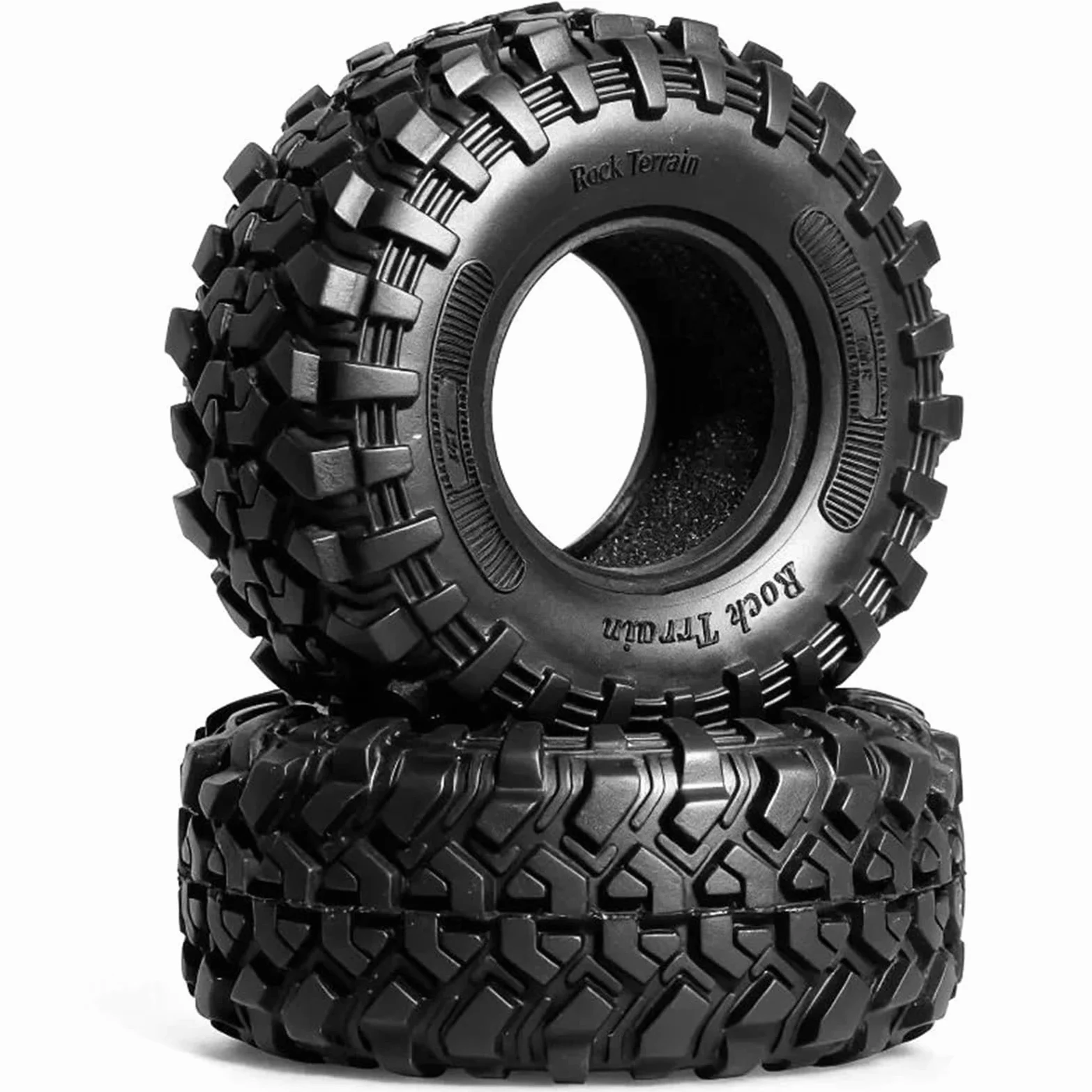 Per Trx4m Per Axial Per Scx24 Trxs Ax24 1/18 1/24 Rc Auto 4 Pezzi 1.3In Pneumatici Cingolati Morbida Gomma Appiccicosa Diametro Esterno 64mm Ricambi Modellini RC