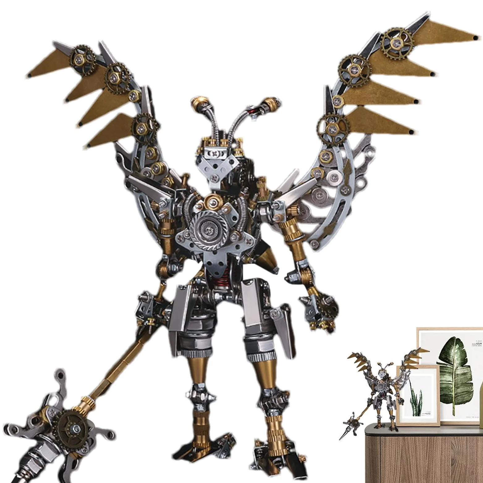 FANGZ Puzzle in metallo,Puzzle in metallo per adulti - Kit in | metallo con figure antiche cinesi | Kit di modelli deformabili in metallo per costruire ornamenti puzzle in metallo