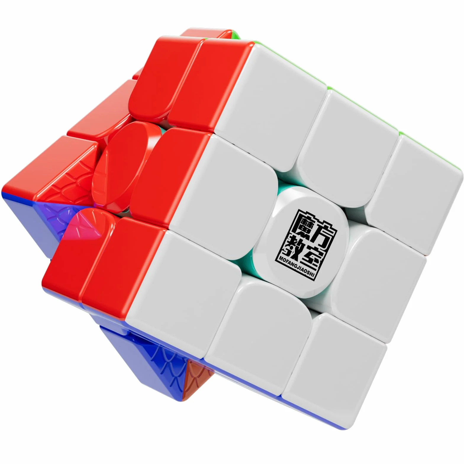 Moyu RS3M V5 SE Ball Core UV Coated 3x3 SpeedCube, 3x3 Puzzle Stickerless RS3M V5 MagLev Master Cube (MagLev+Ball Core Magic Clothes) Gift for Speed Cuber