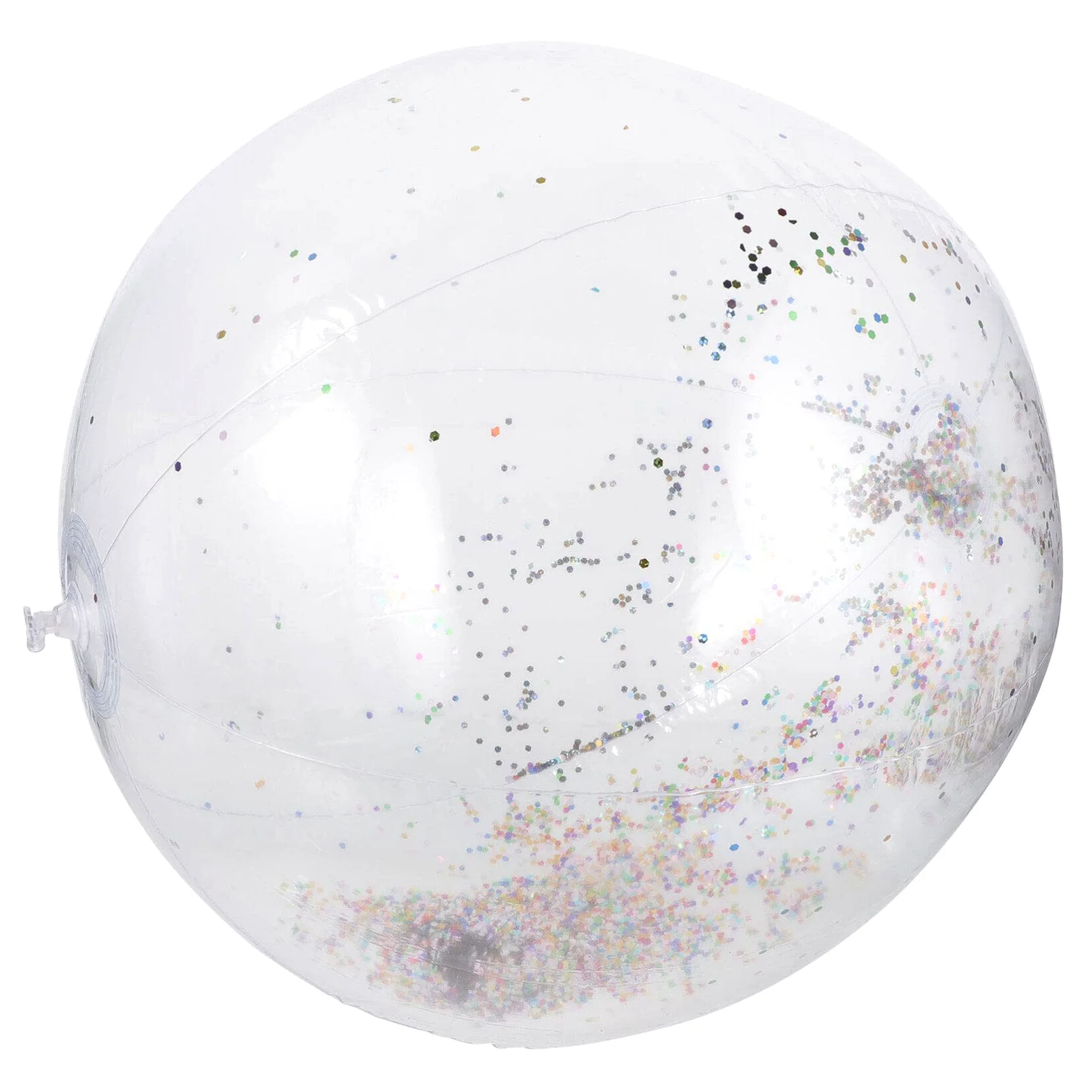INOOMP 3 Set Palla di Paillettes Gonfiabile Palla da Biliardo Gonfiabile Pallone da Spiaggia Galleggiante Globo Gonfiabile Plastica Estate Bambino Che Fa i Primi Passi Palla a Bolle