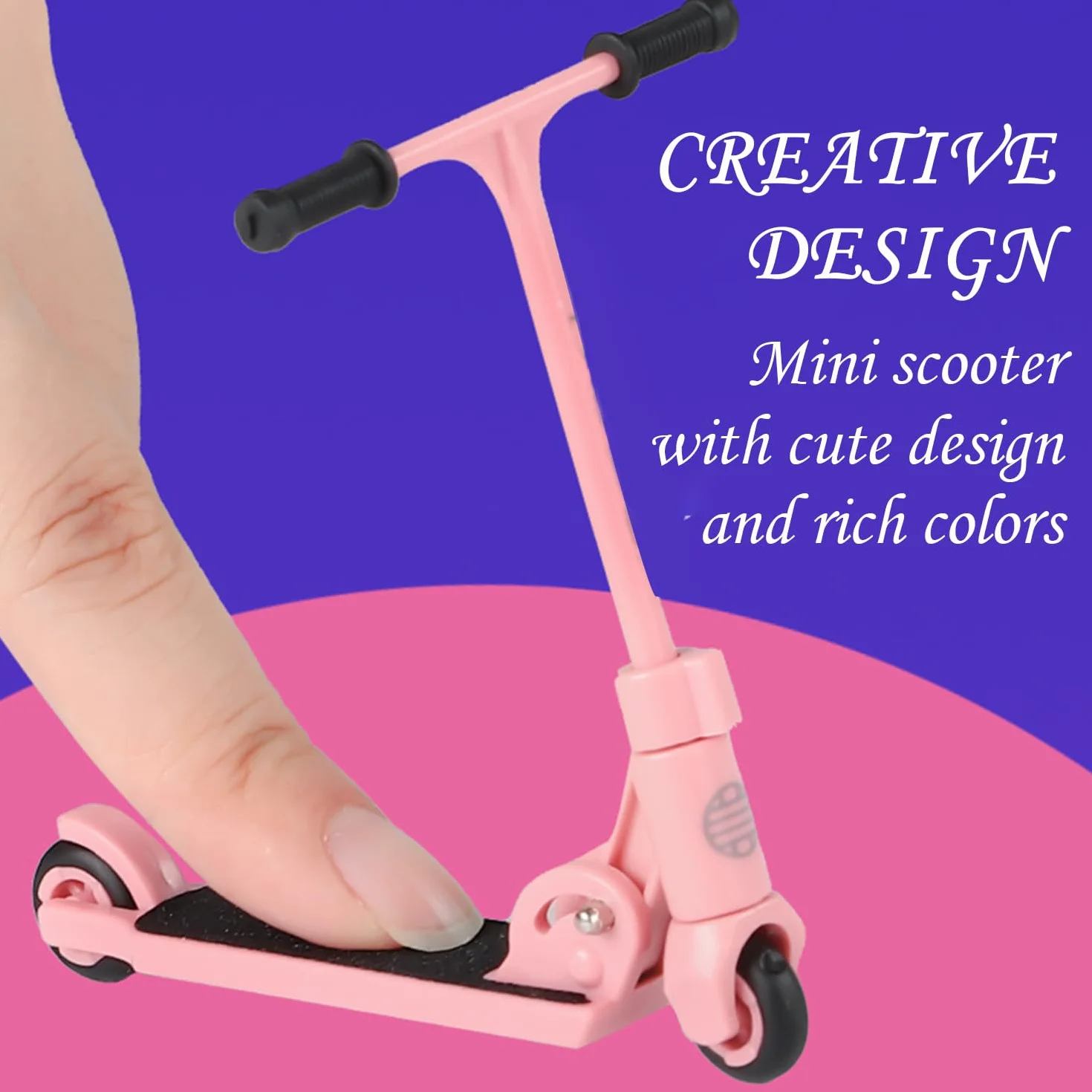 6 Pezzi Finger Roller, Simpatico Giocattolo A Punta di Dito, Giocattolo Creativo, Mini Scooter, Giocattolo per L'Allenamento delle Dita