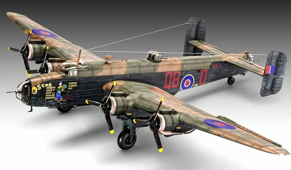 Revell Handley Page Halifax B Mk.III - Kit modellino in plastica non costruita/non verniciata, scala 1:72