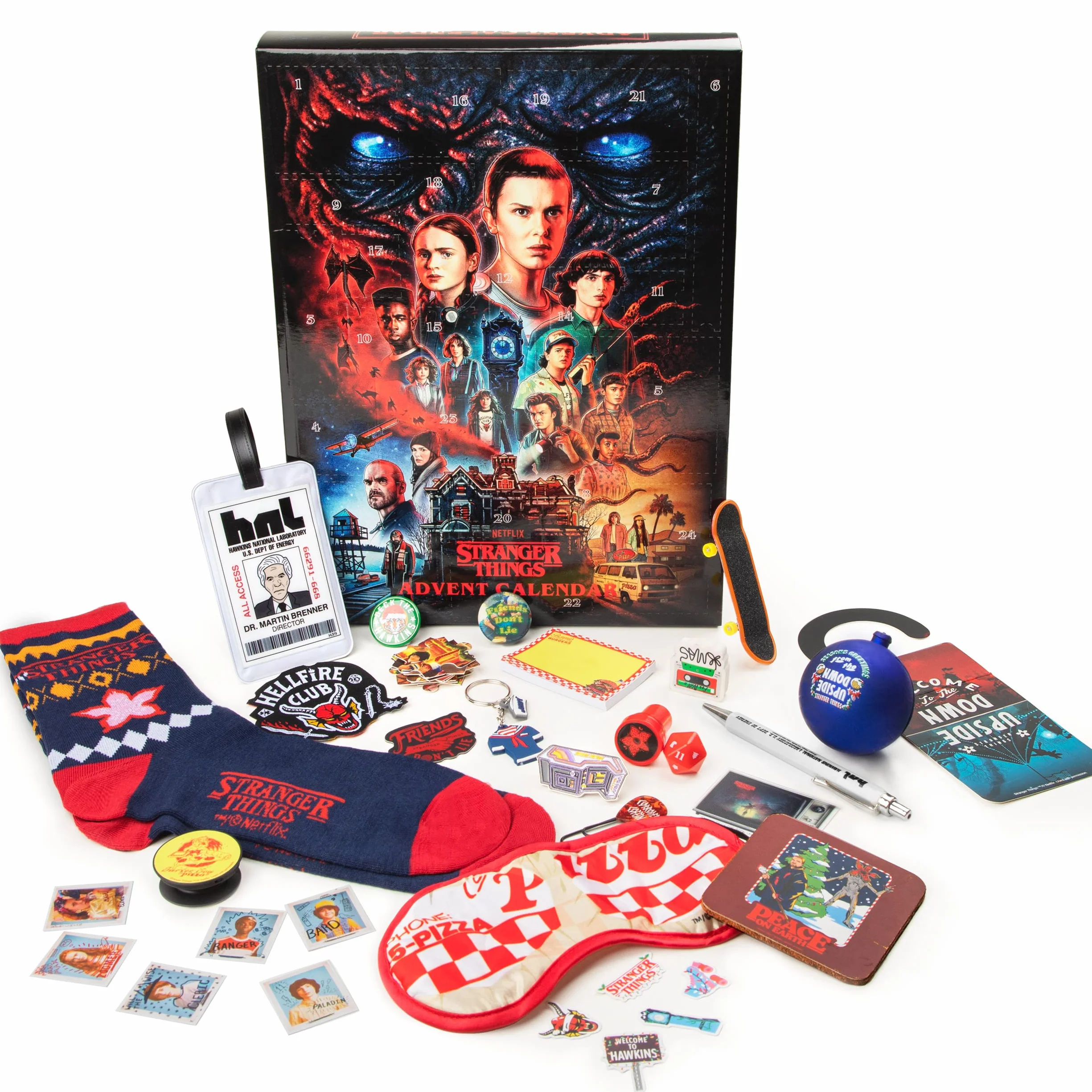 Cinereplicas Stranger Things - Stranger Things Calendario dell'Avvento - Licenza ufficiale